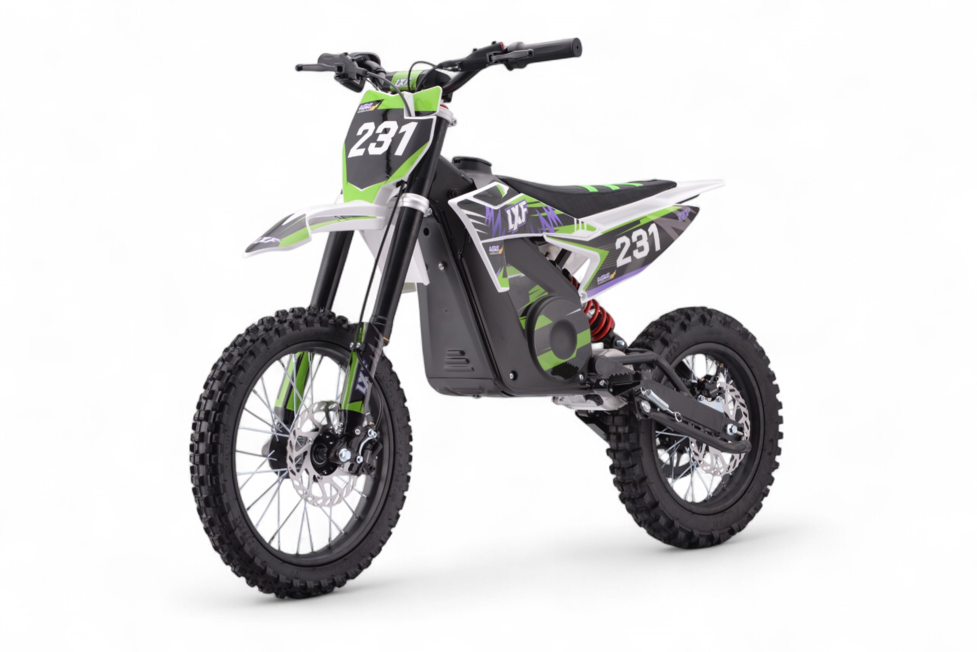 Motocross enfant électrique LXF® Mini R 1300W - vert