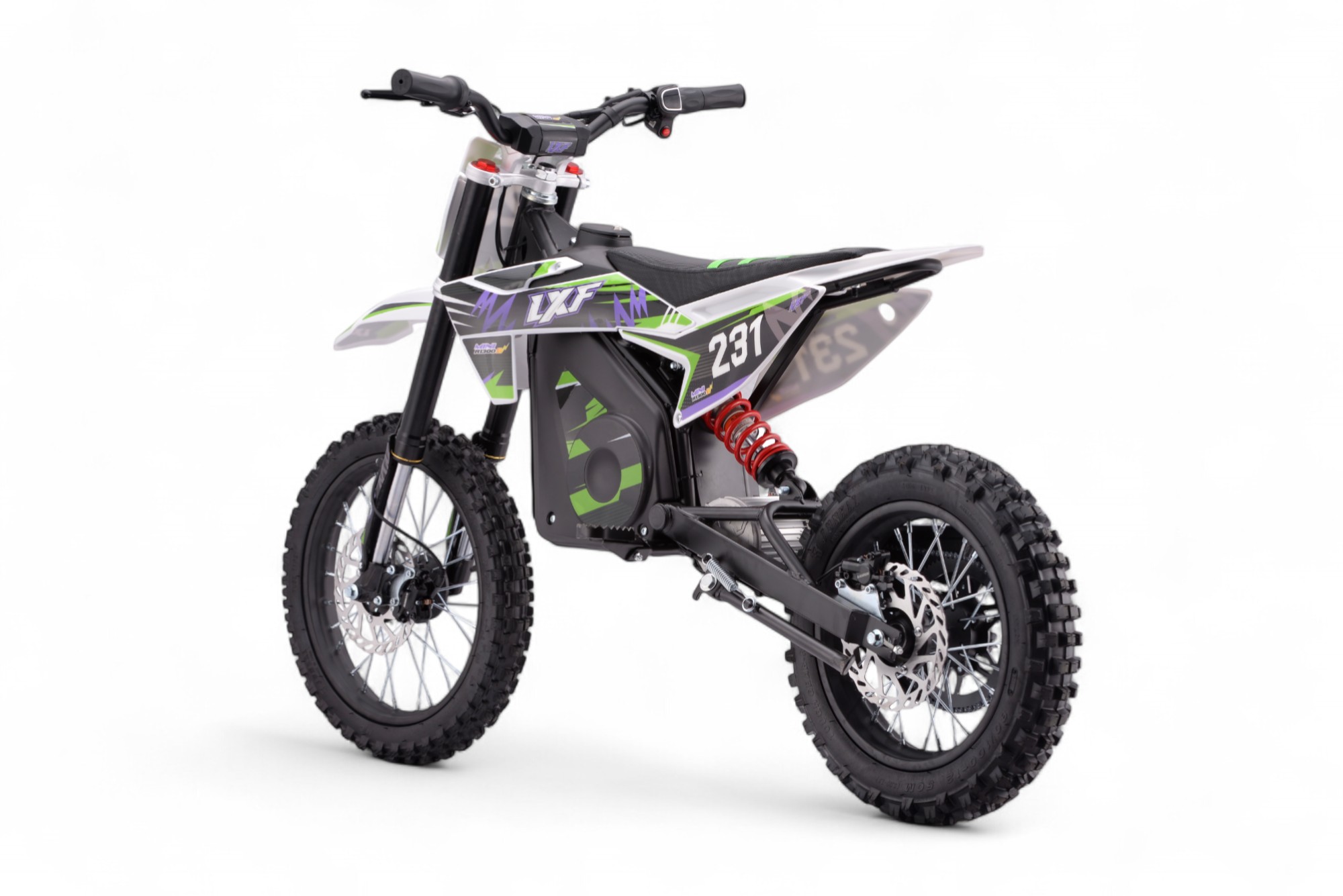 Motocross enfant électrique LXF® Mini R 1300W - vert