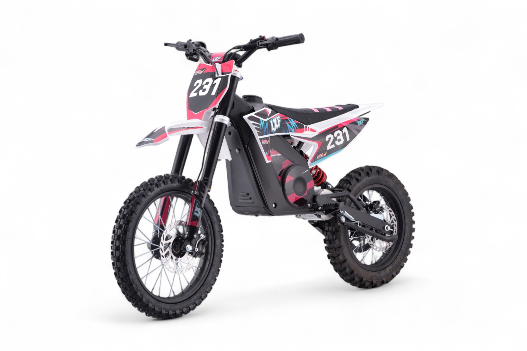 Motocross enfant électrique LXF® Mini R 1300W - rose