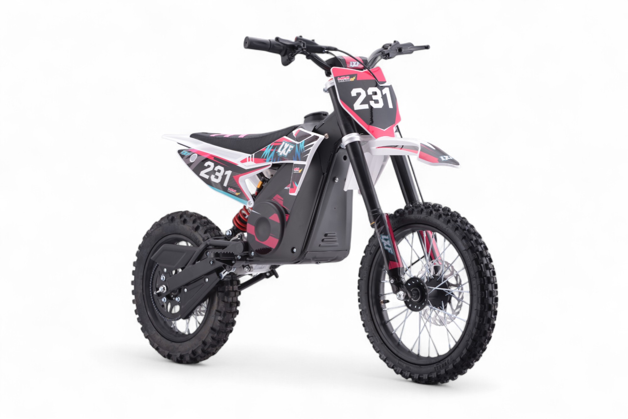 Motocross enfant électrique LXF® Mini R 1300W - rose