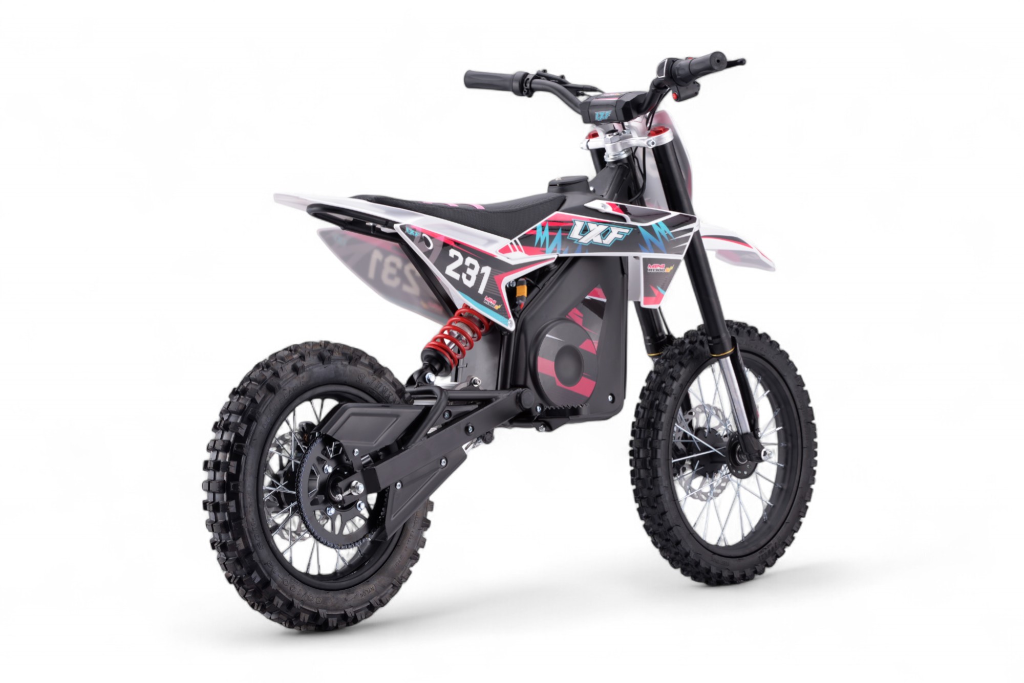 Motocross enfant électrique LXF® Mini R 1300W - rose