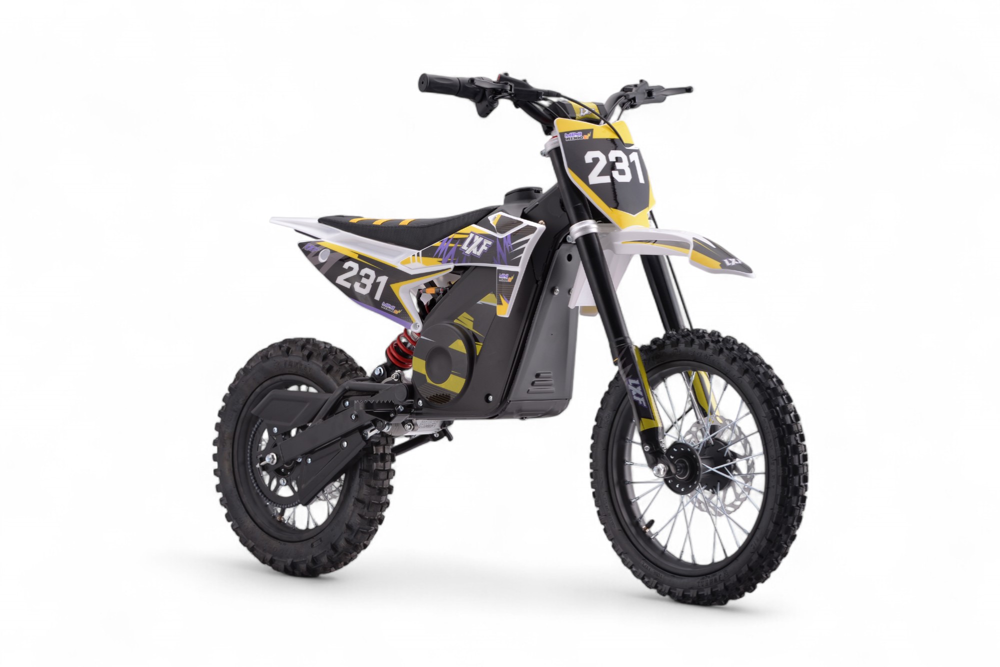 Motocross enfant électrique LXF® Mini R 1300W - jaune