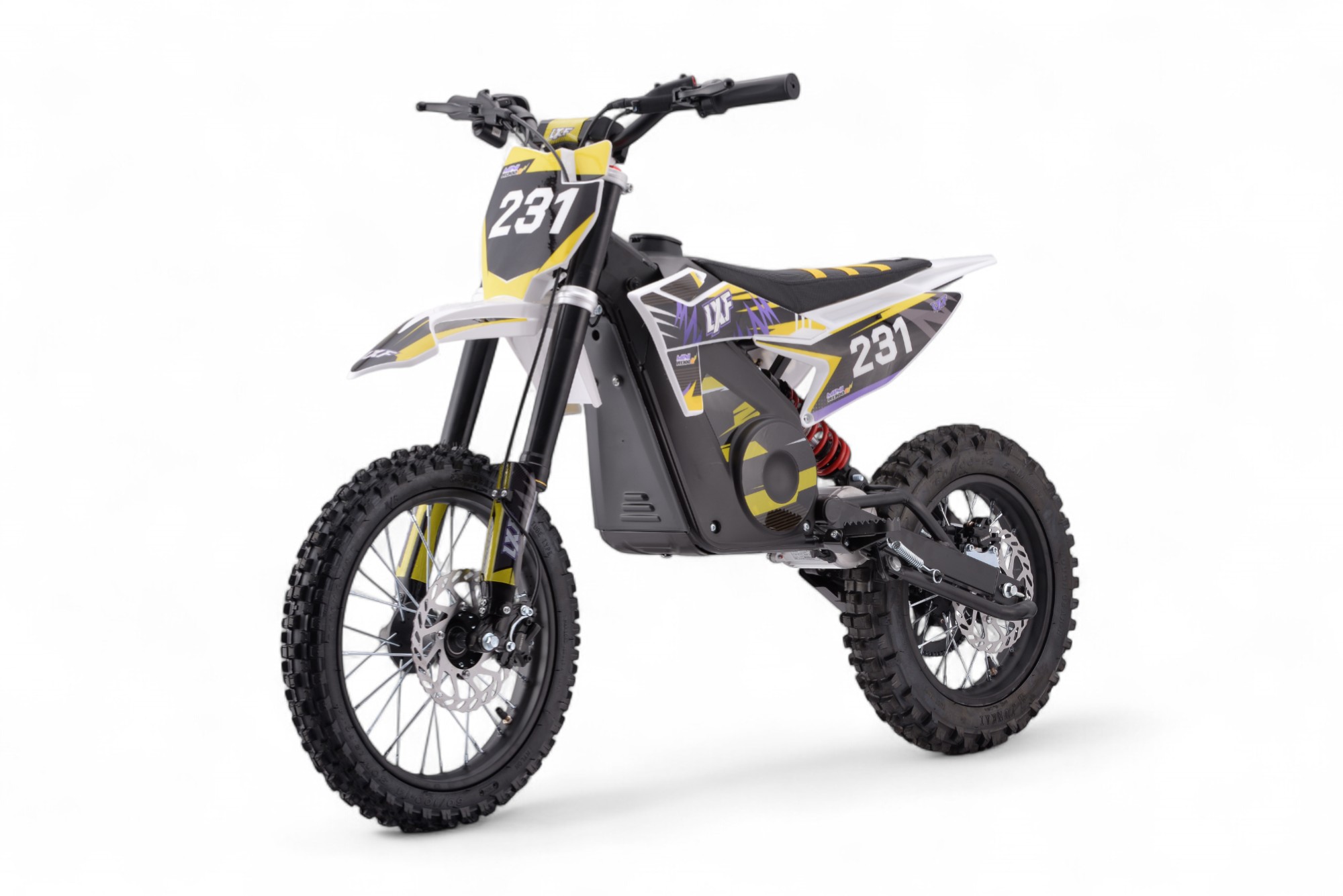 Motocross enfant électrique LXF® Mini R 1300W - jaune