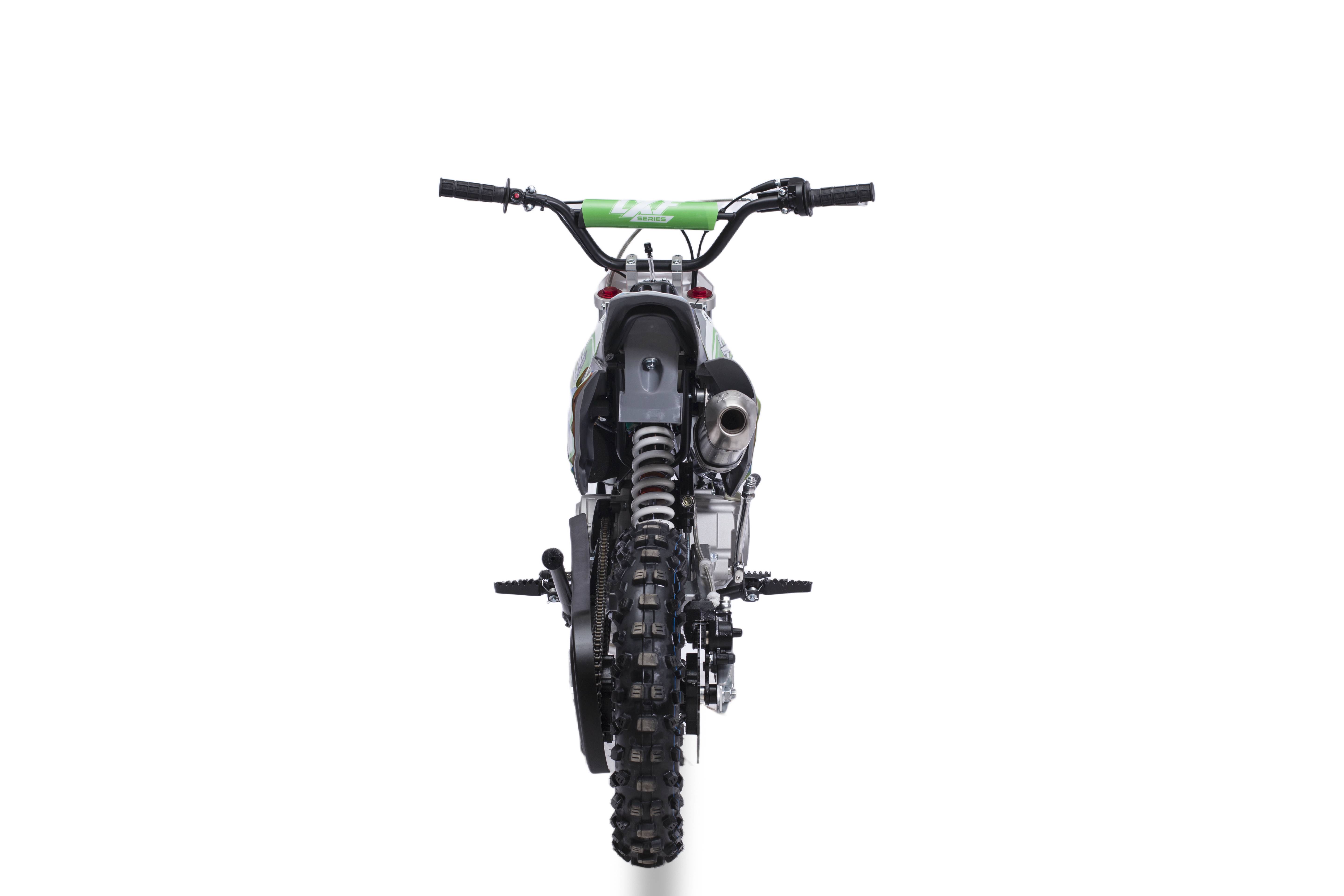 Dirt bike / Pit bike 125cc LXF Small 12/14" - set gris nardo / vert