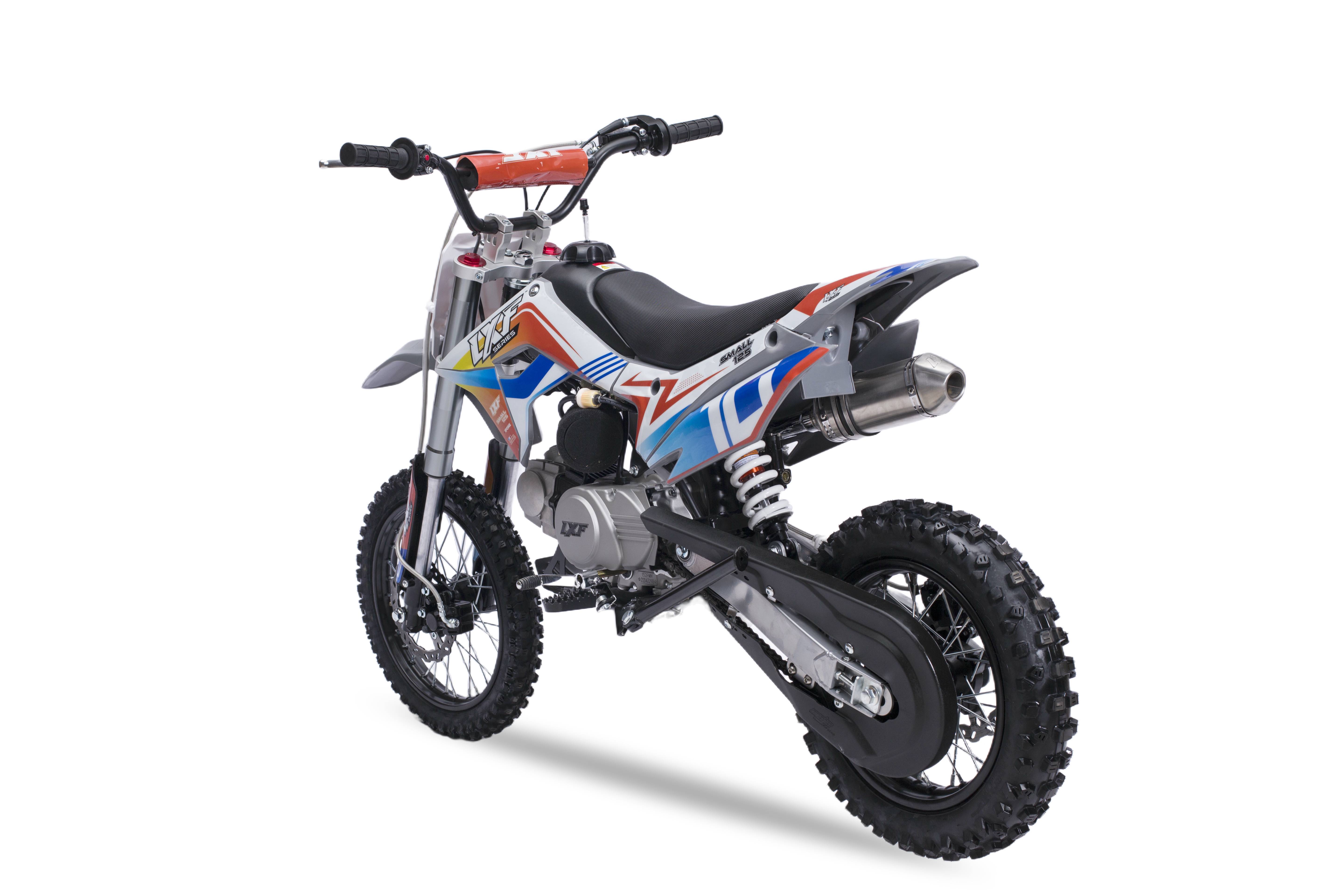 Dirt bike / Pit bike 125cc LXF Small 12/14" - set gris nardo / orange