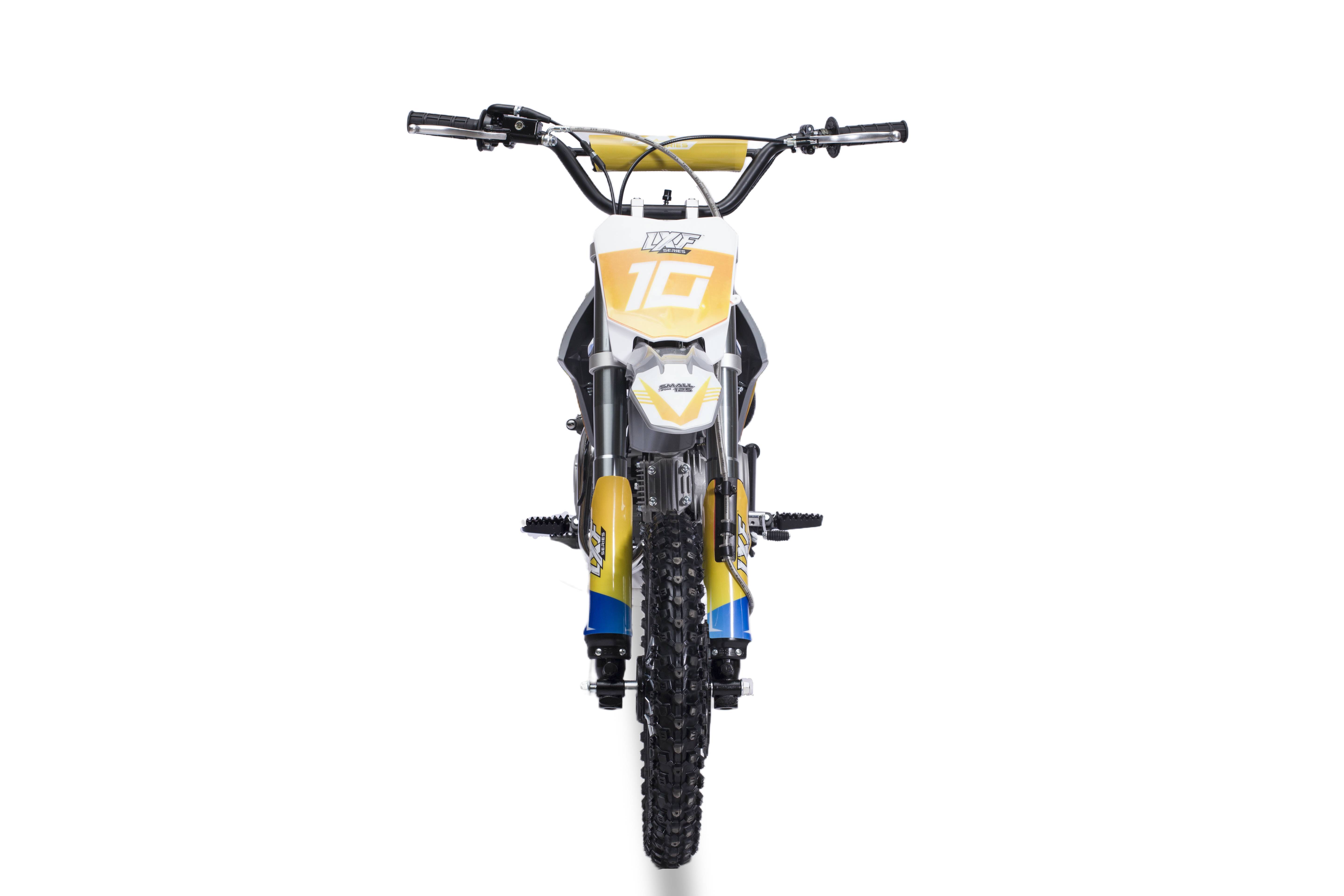 Dirt bike / Pit bike 125cc LXF Small 12/14" - set gris nardo / jaune