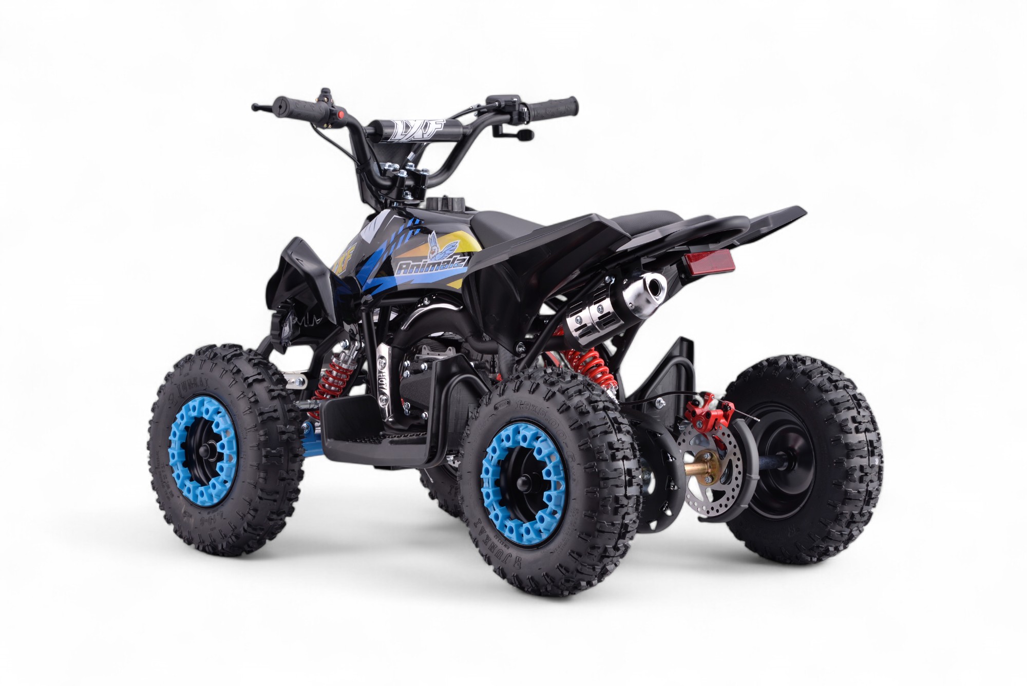 Pocket quad enfant 49cc LXF Animalz 6" version S - bleu