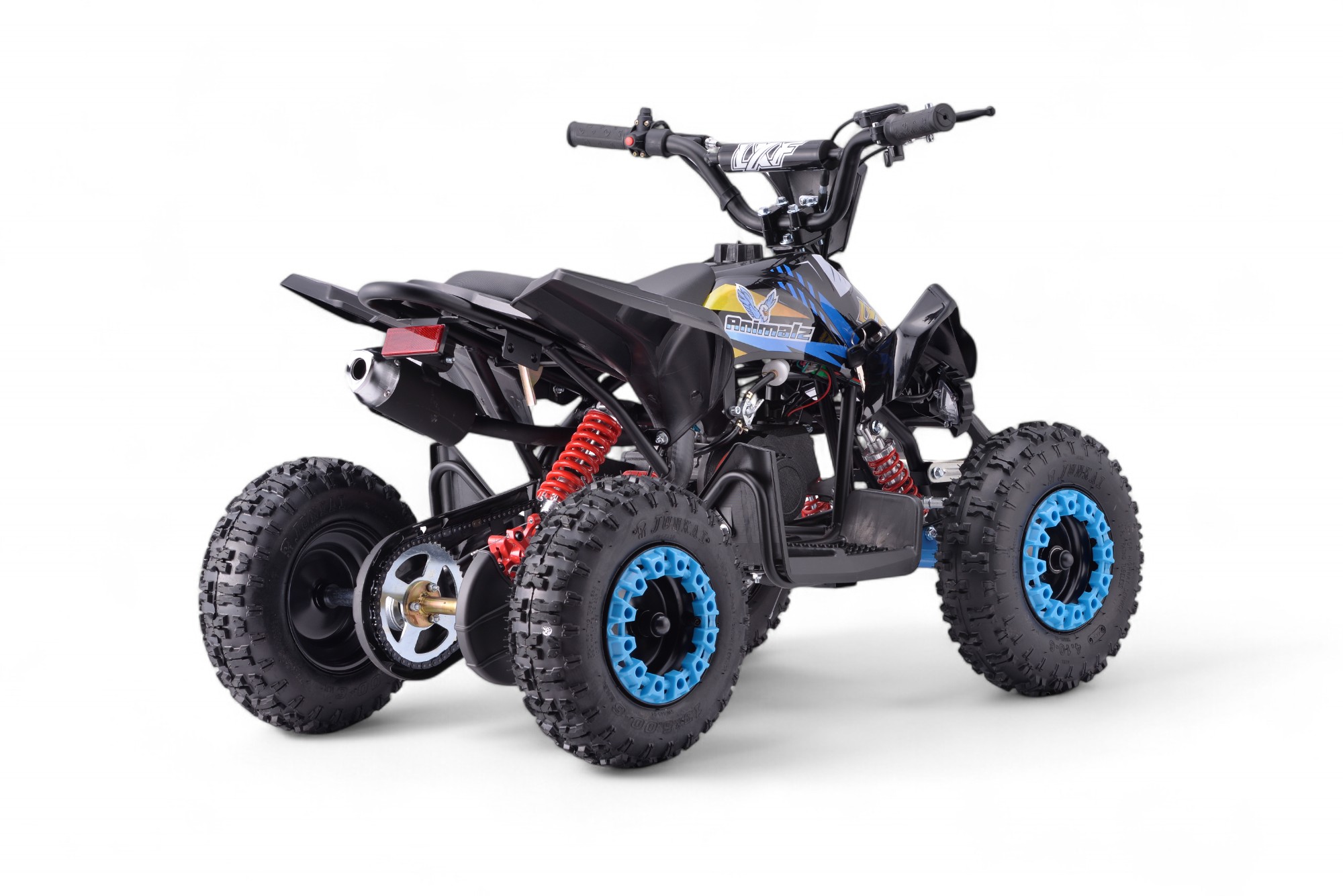 Pocket quad enfant 49cc LXF Animalz 6" version S - bleu