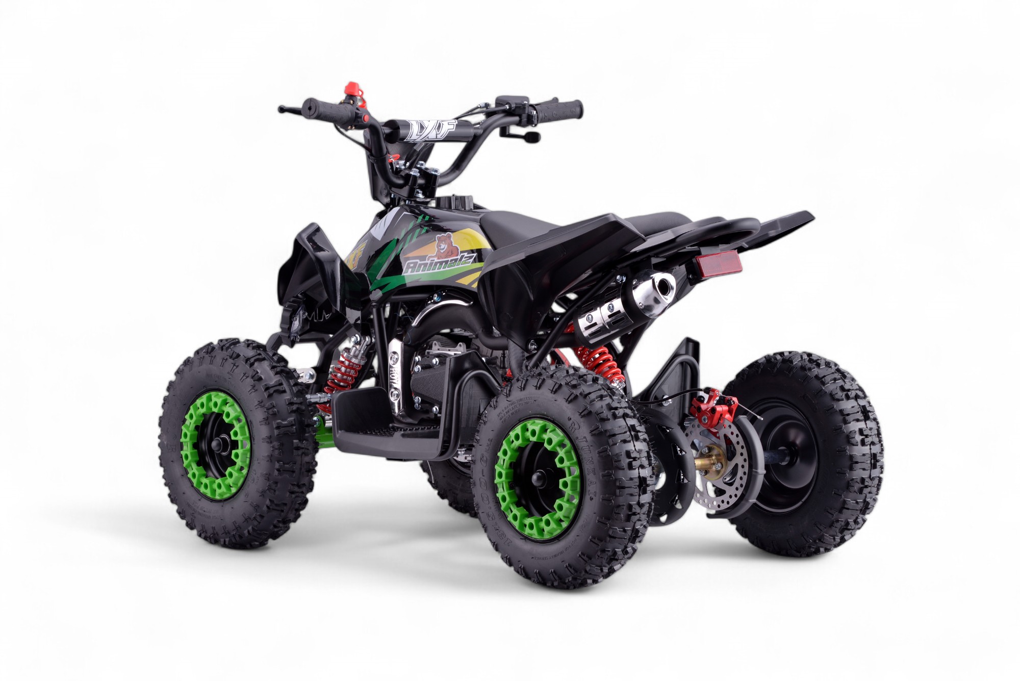 Pocket quad enfant 49cc LXF Animalz 6" version S - vert