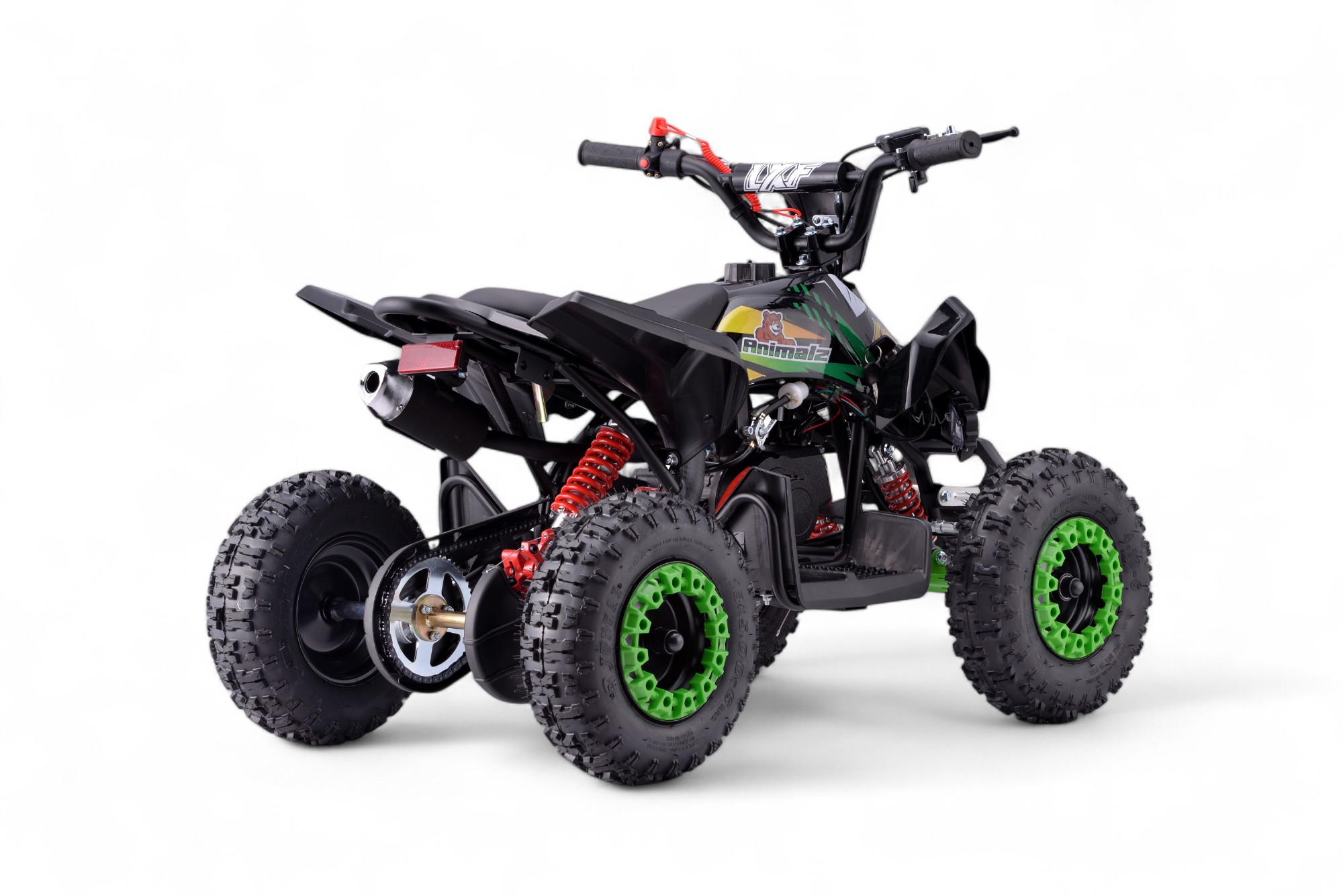 Pocket quad enfant 49cc LXF Animalz 6" version S - vert