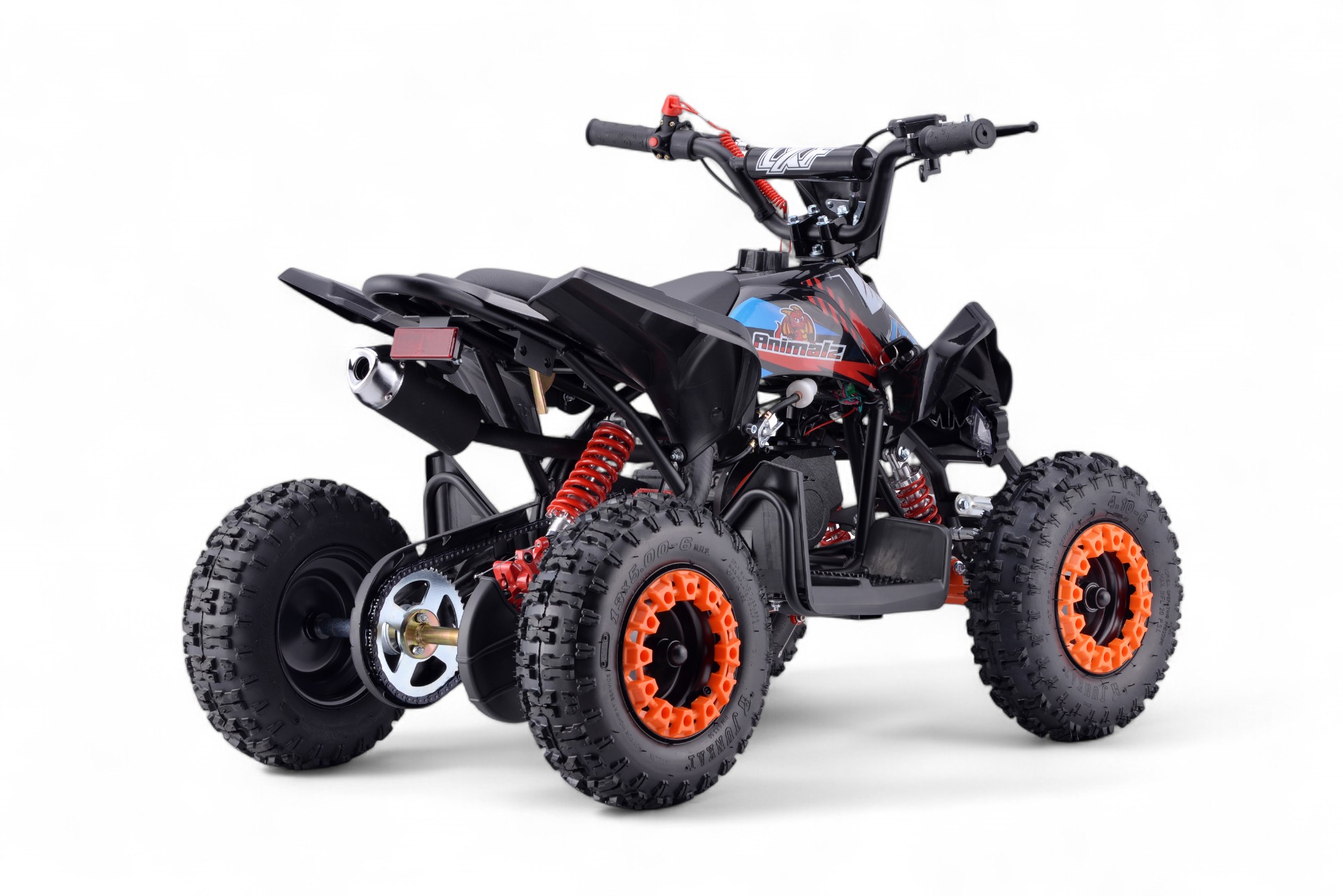 Pocket quad enfant 49cc LXF Animalz 6" version S - orange