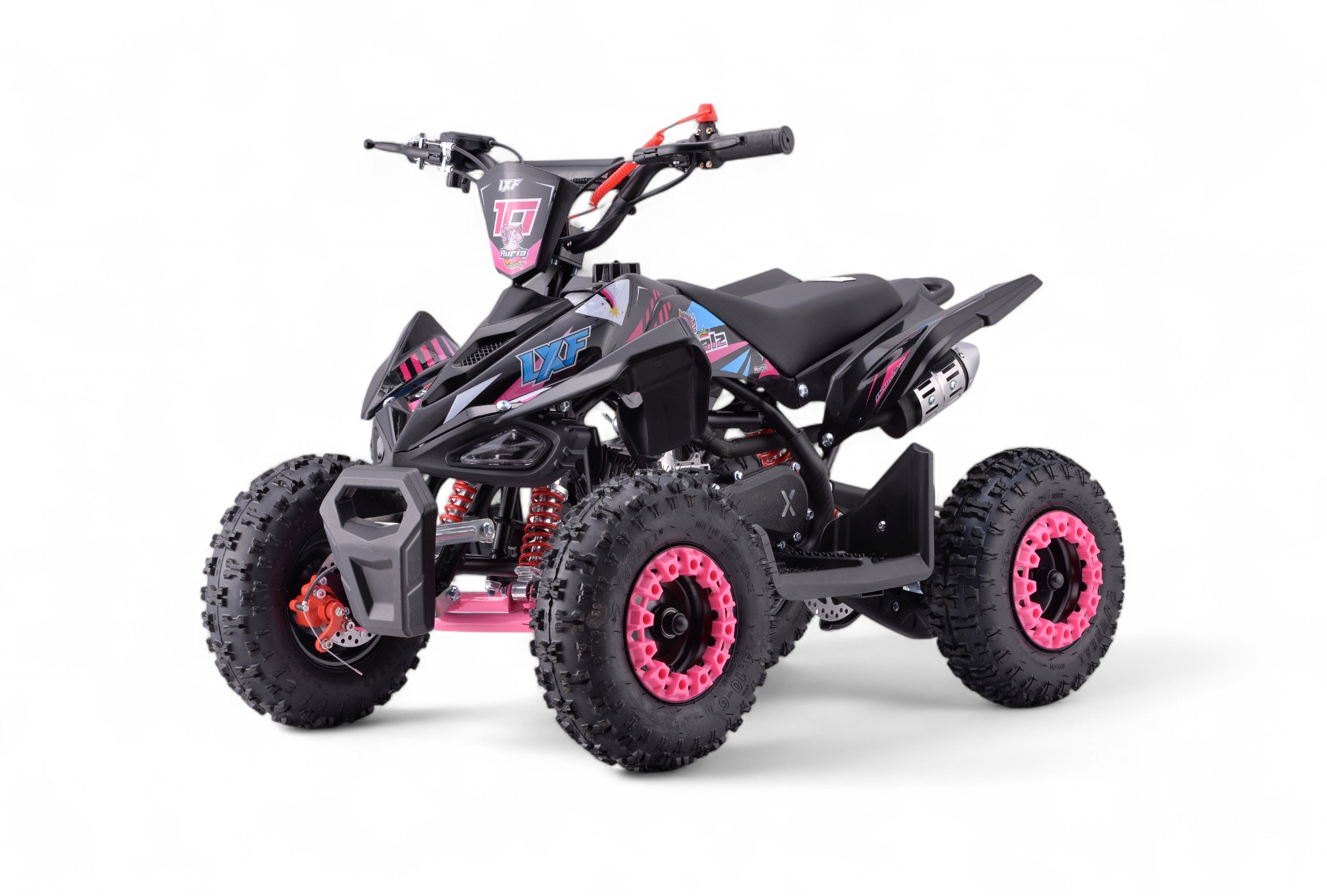 Pocket quad enfant 49cc LXF Animalz 6" version S - rose