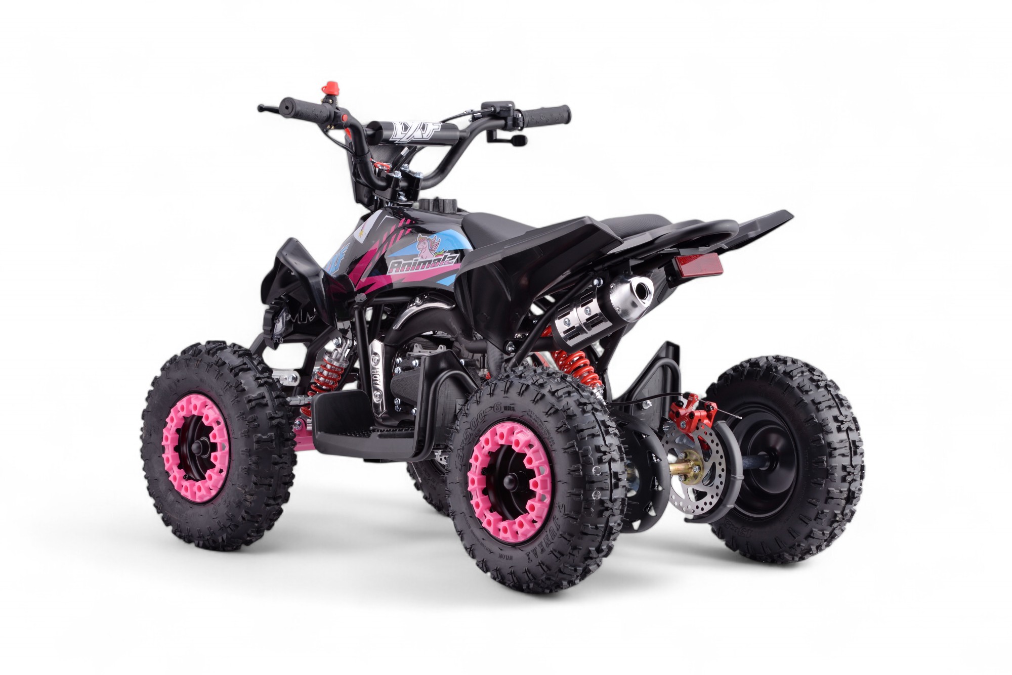 Pocket quad enfant 49cc LXF Animalz 6" version S - rose
