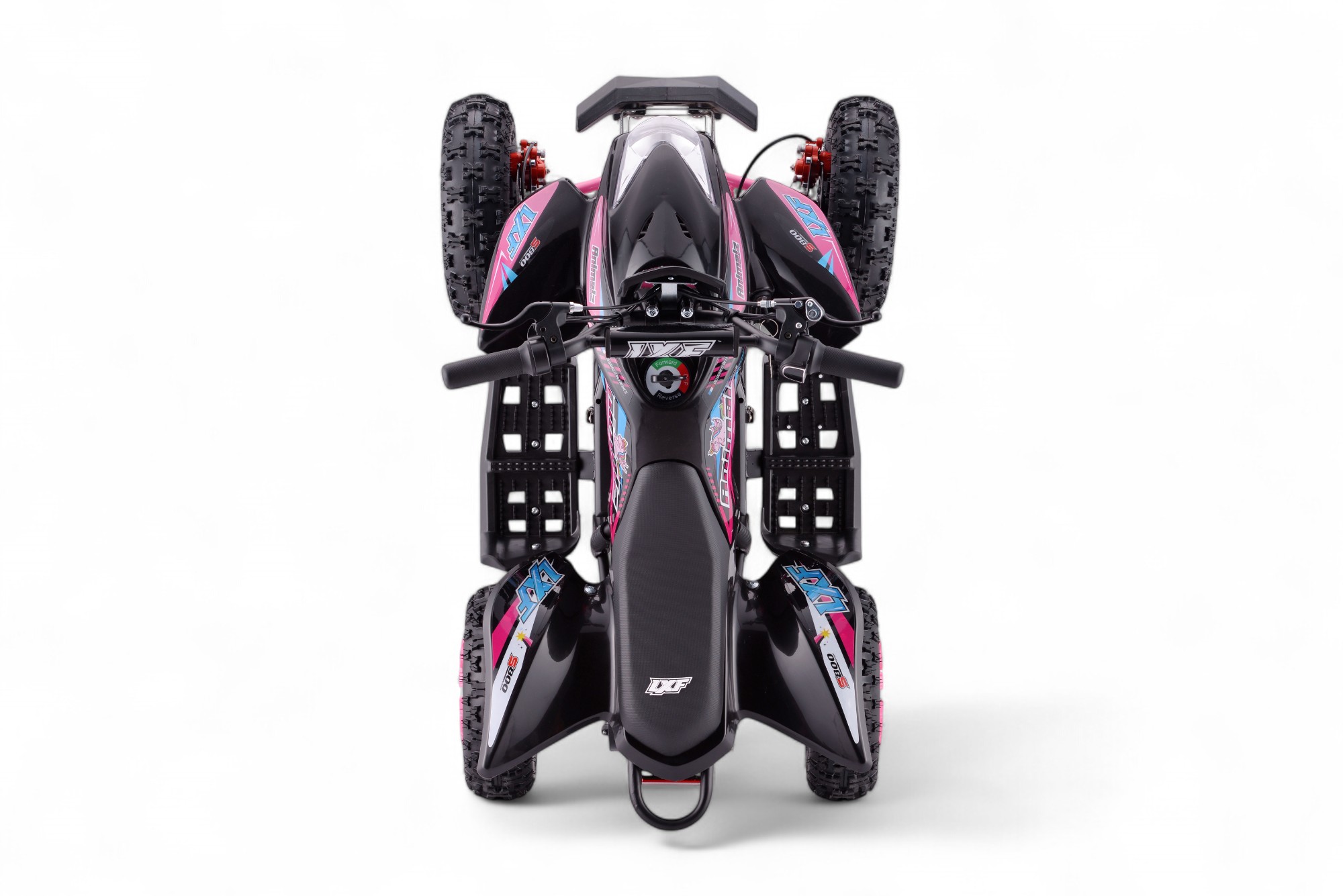 Pocket quad électrique enfant 800w LXF Animalz 6" version S - rose