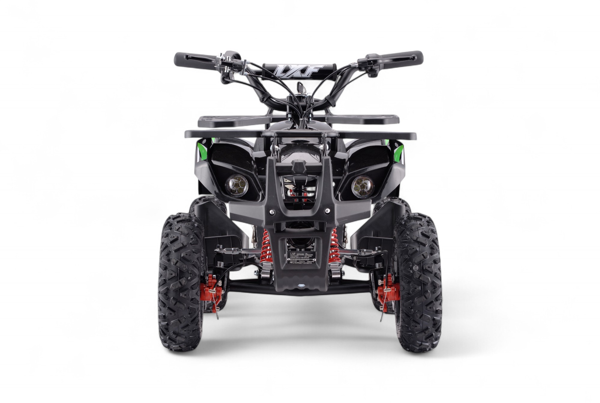 Pocket quad électrique enfant 800w LXF Animalz 6" version R - vert
