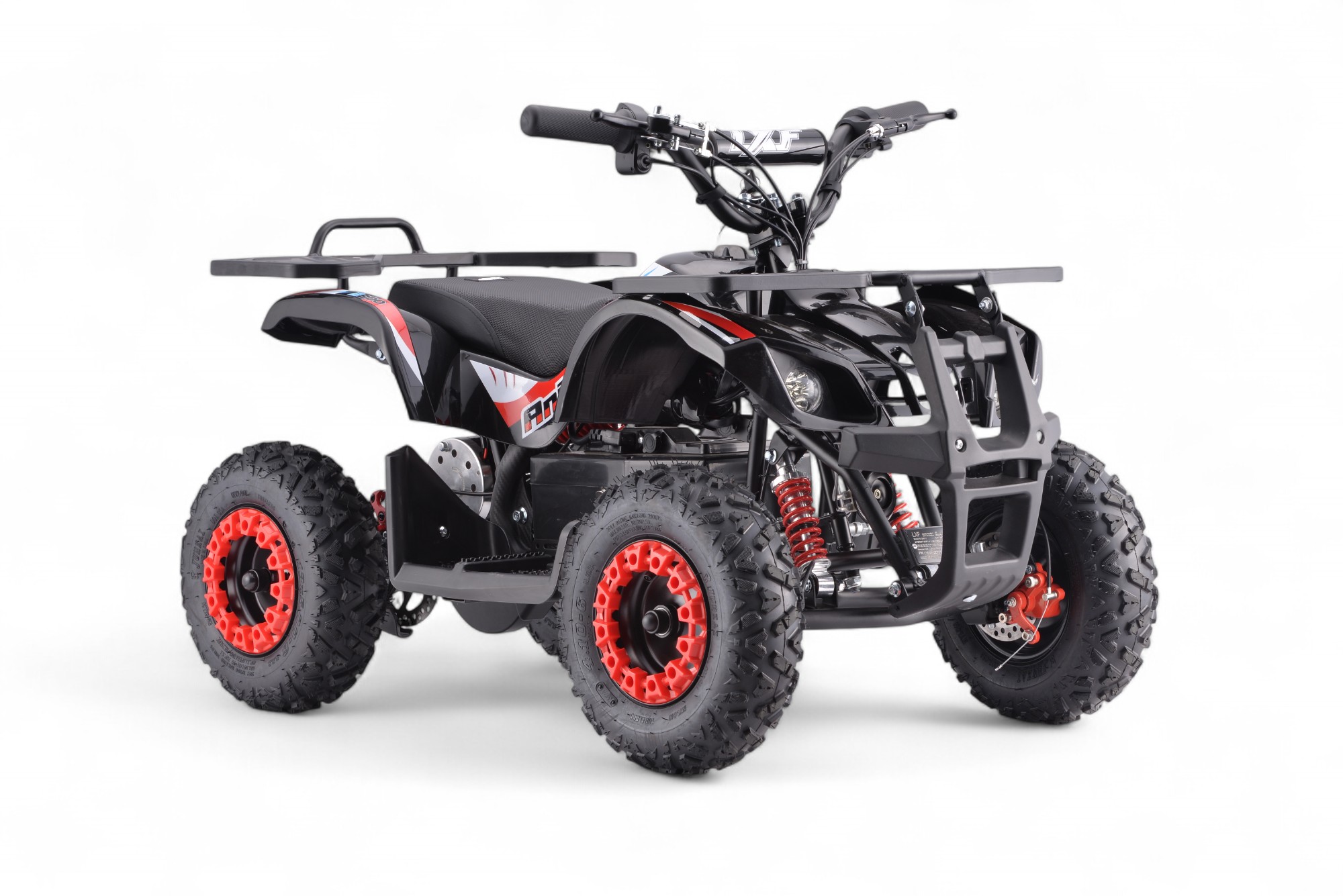 Pocket quad électrique enfant 800w LXF Animalz 6" version R - rouge