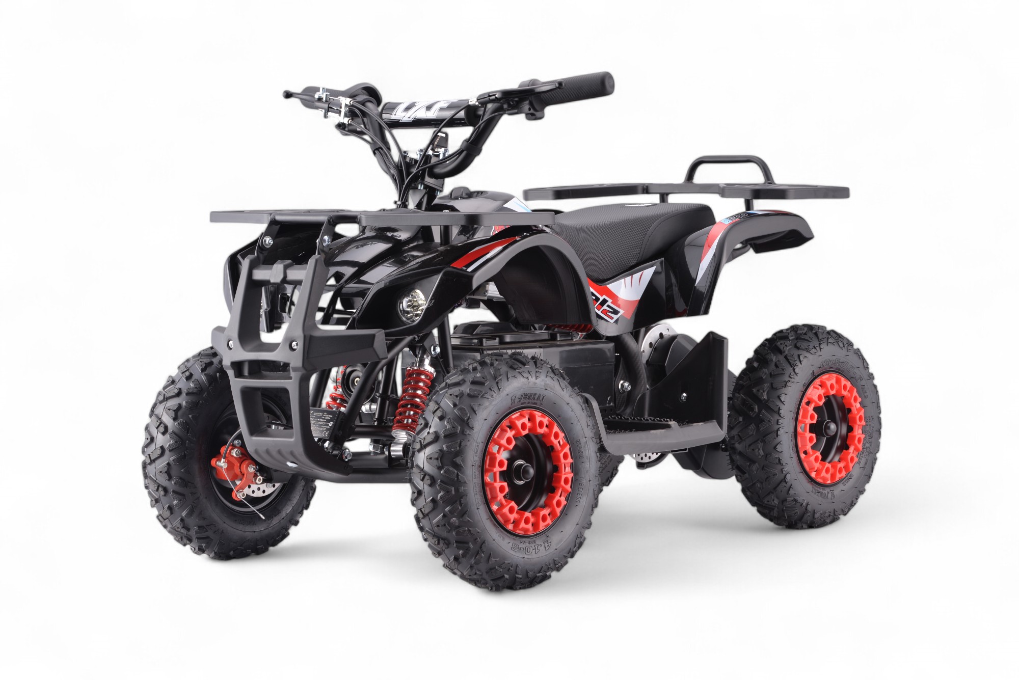 Pocket quad électrique enfant 800w LXF Animalz 6" version R - rouge