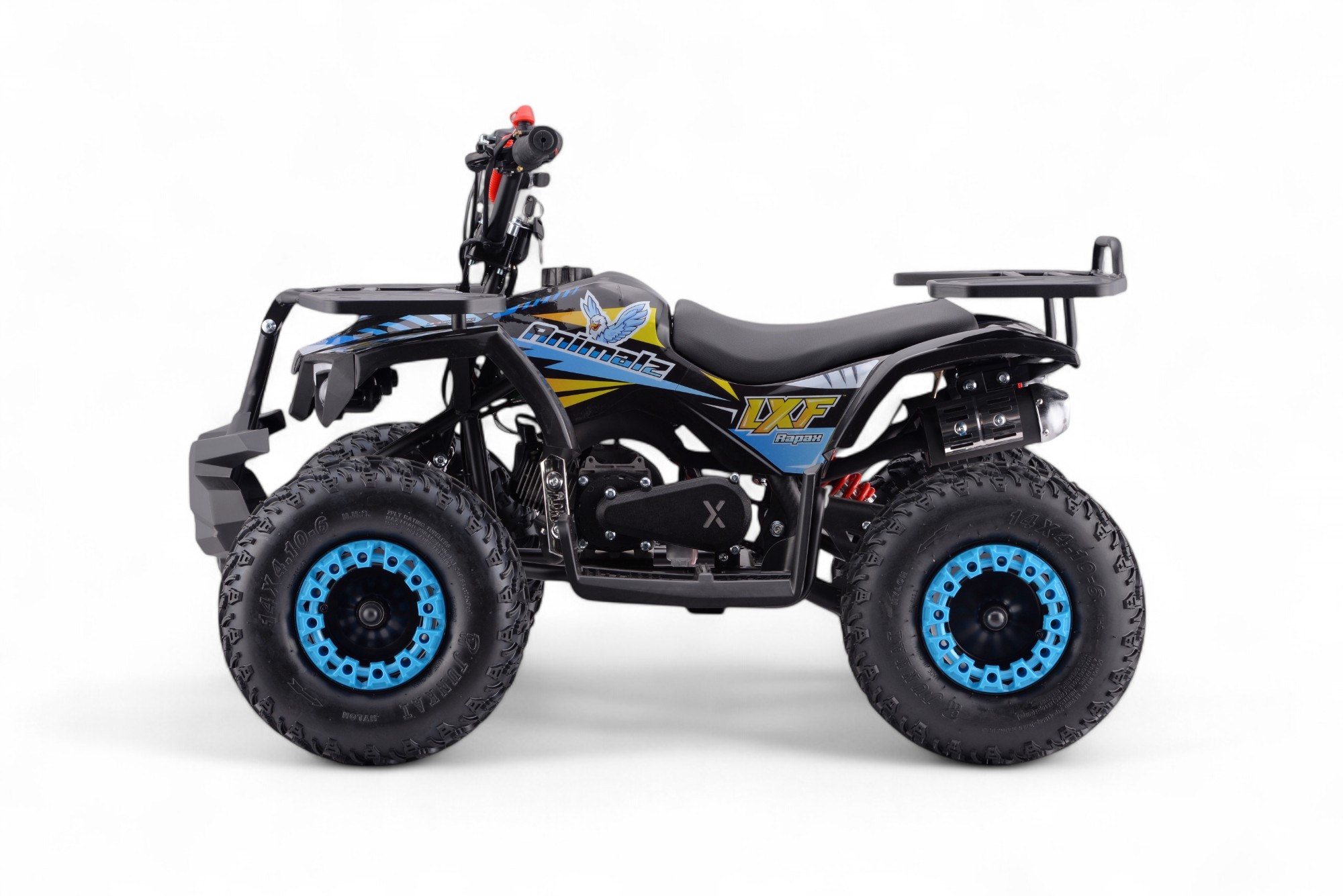 Pocket quad enfant 49cc LXF Animalz 6" version R - bleu