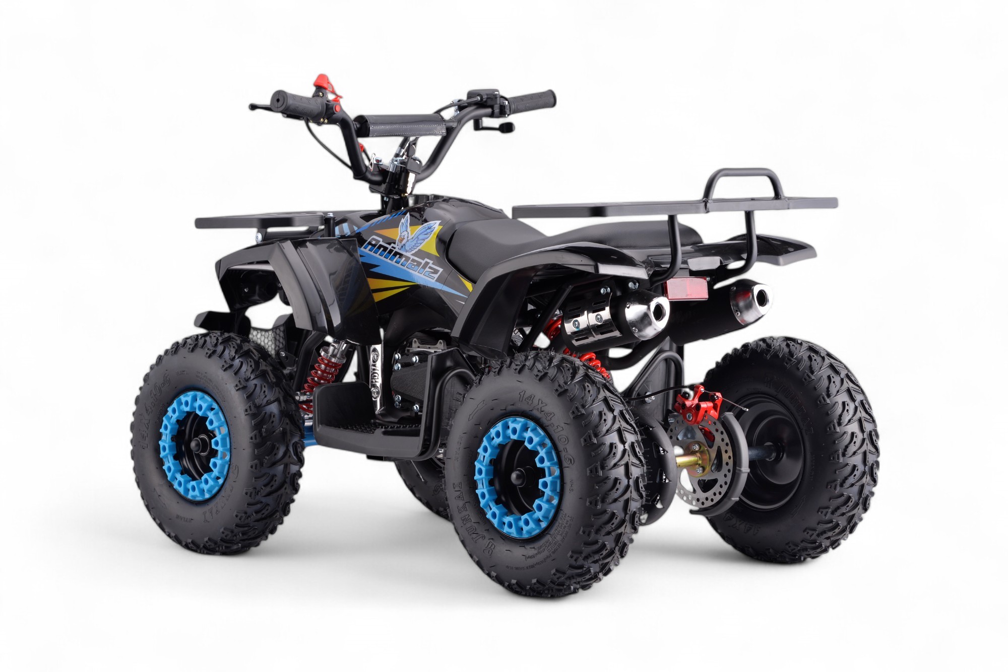 Pocket quad enfant 49cc LXF Animalz 6" version R - bleu