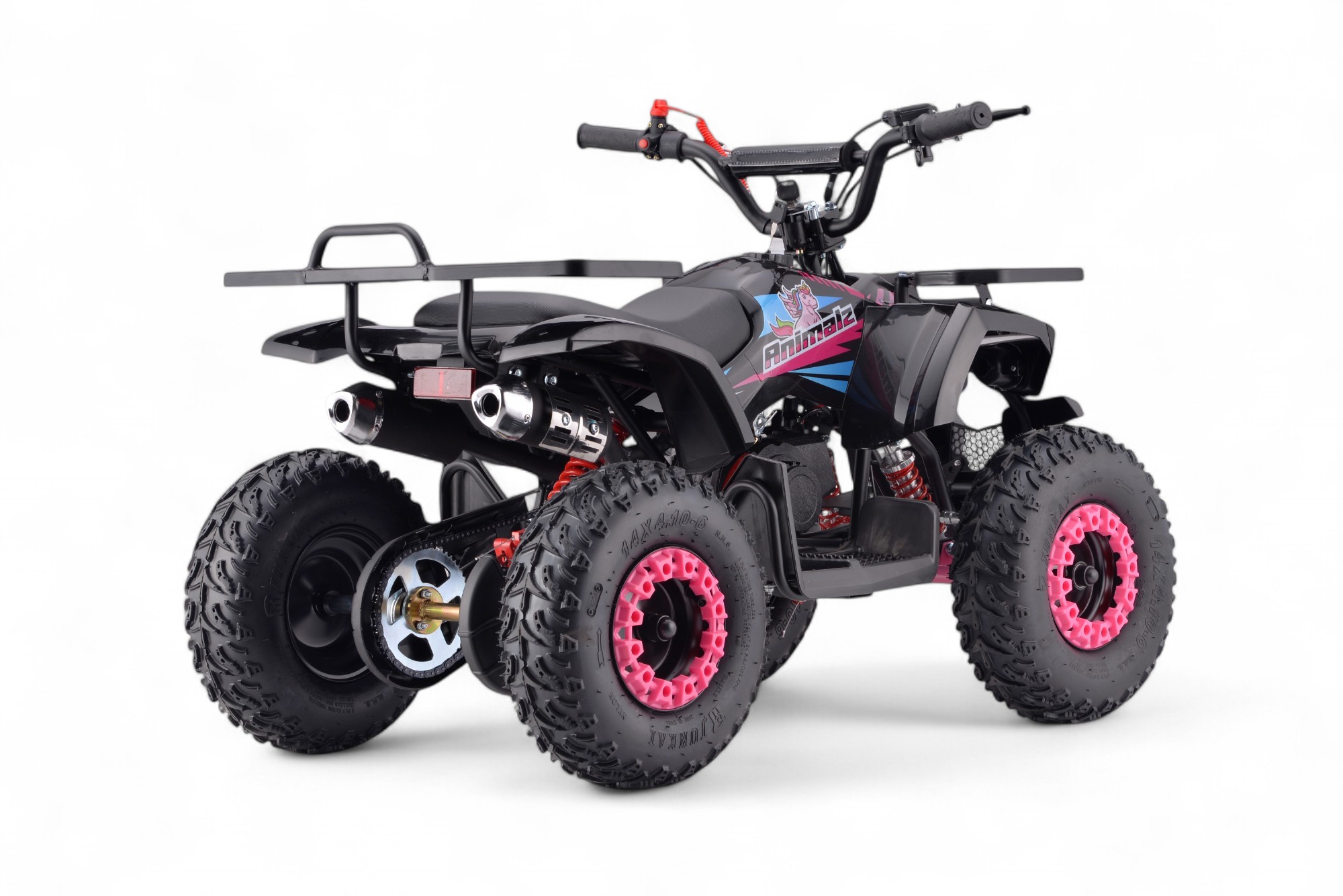 Pocket quad enfant 49cc LXF Animalz 6" version R - rose