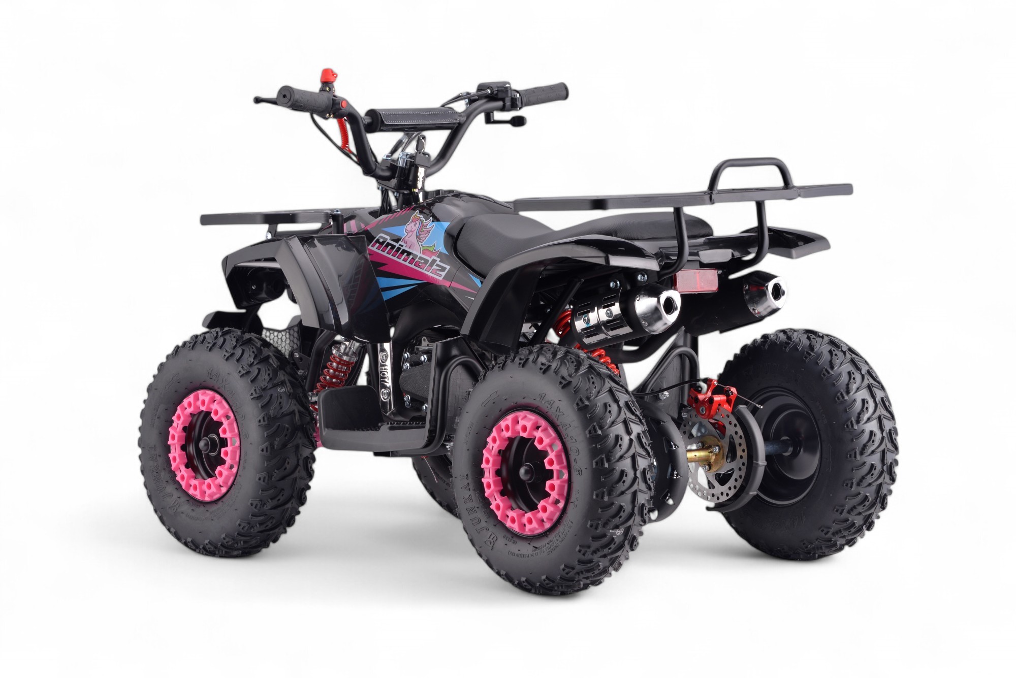 Pocket quad enfant 49cc LXF Animalz 6" version R - rose