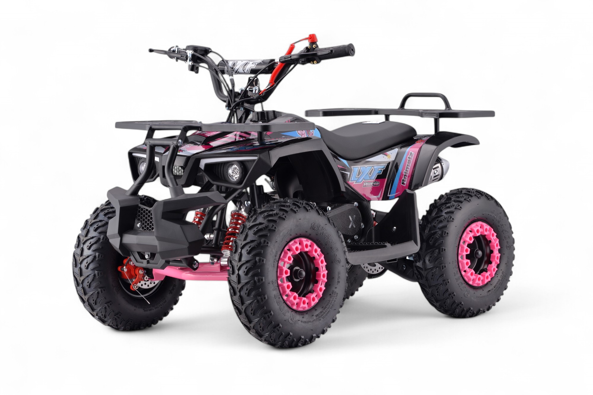 Pocket quad enfant 49cc LXF Animalz 6" version R - rose