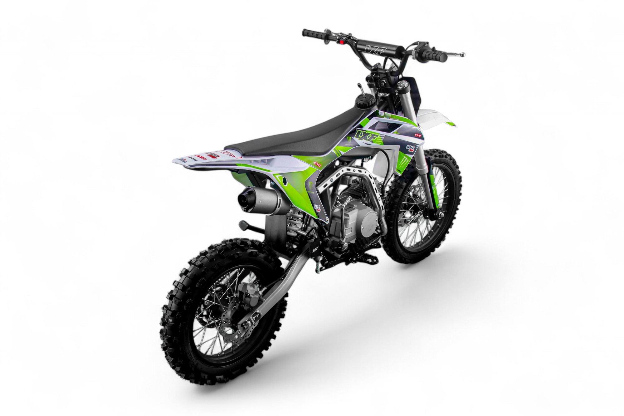 Dirt bike / Pit bike LXF 125cc evo SR 14/17" - vert monster