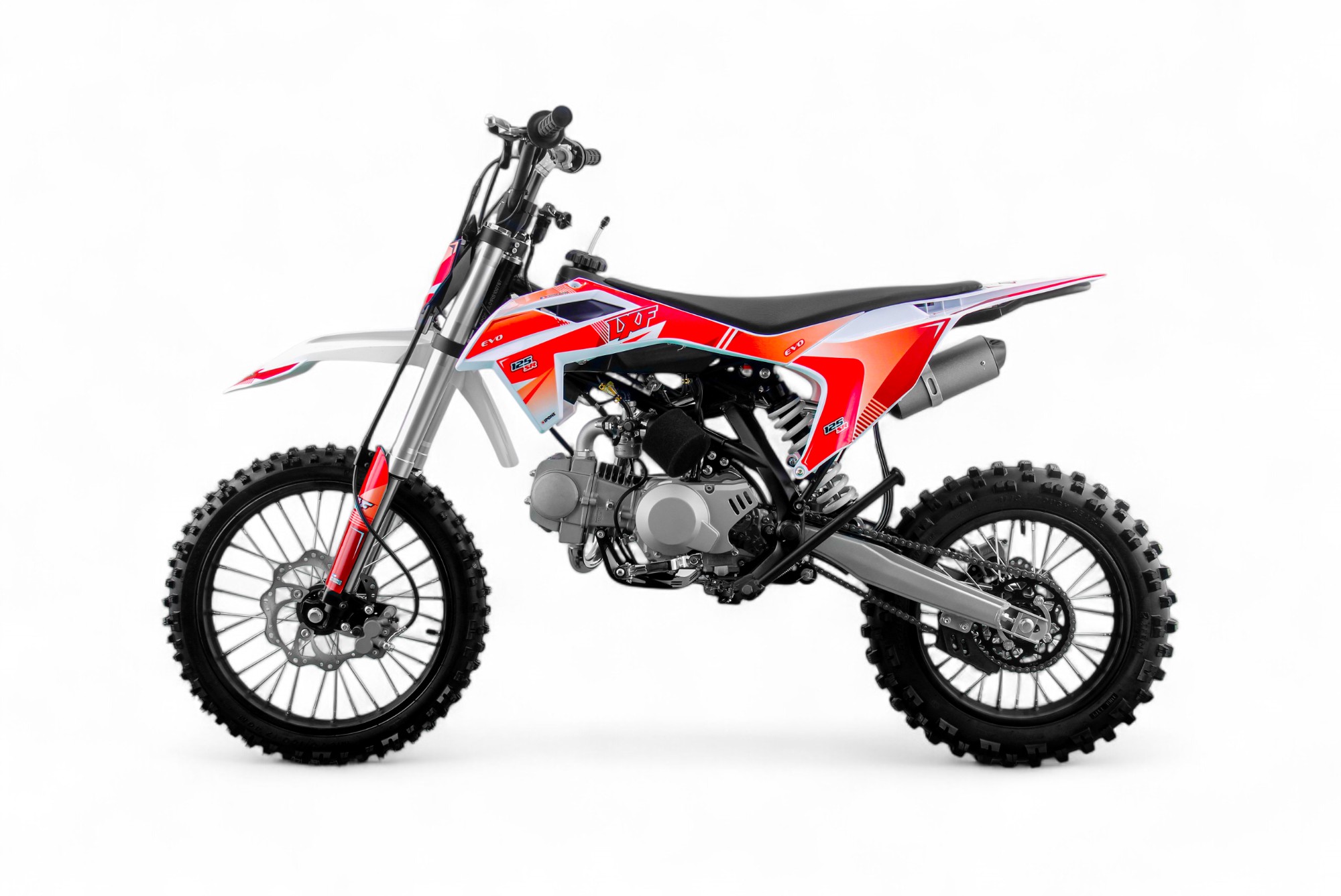Dirt bike / Pit bike LXF 125cc evo SR 14/17" - rouge