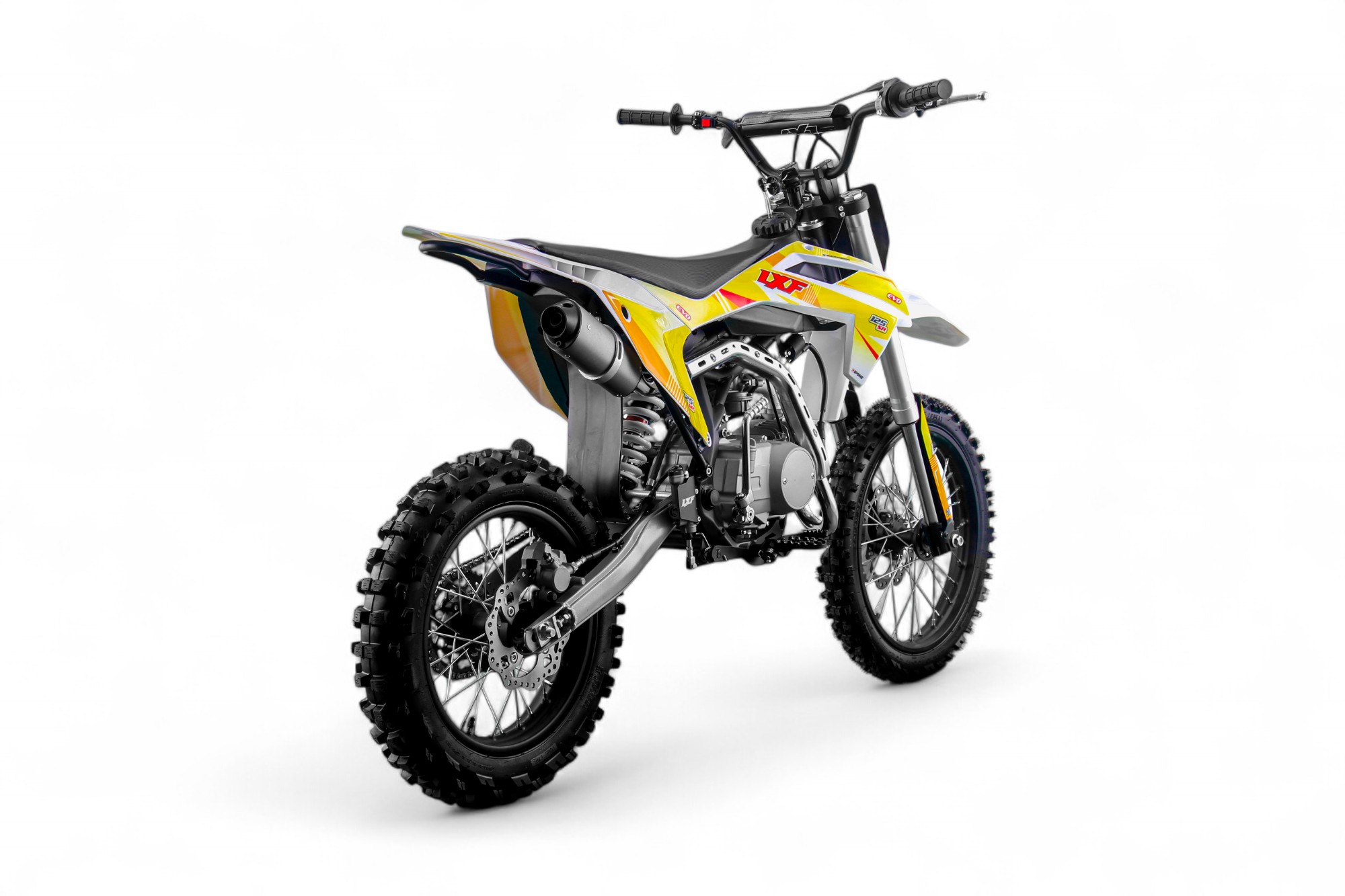 Dirt bike / Pit bike LXF 125cc evo SR 14/17" - jaune