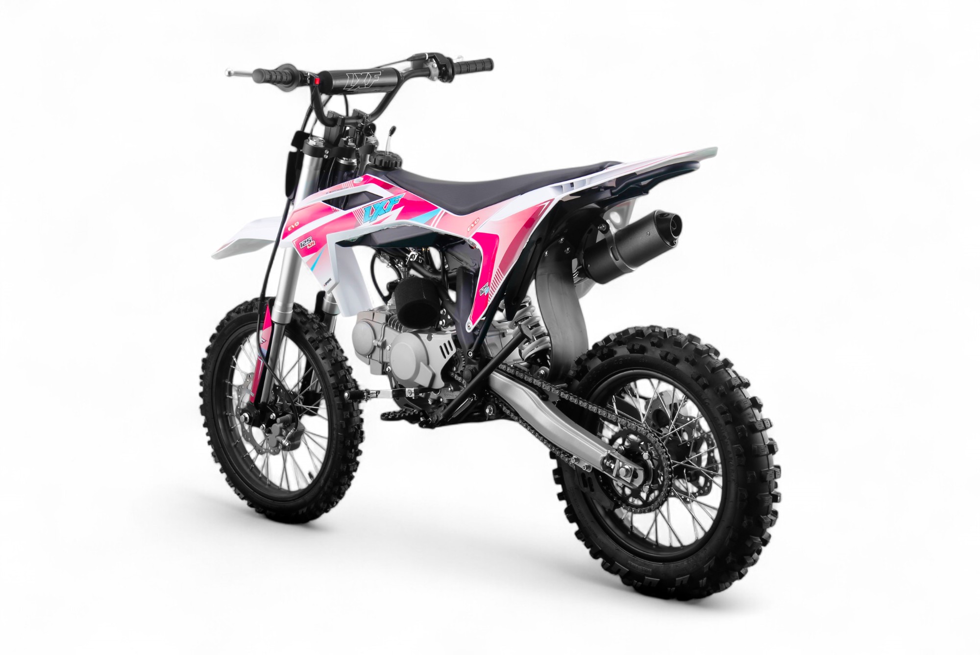 Dirt bike / Pit bike LXF 125cc evo SR 14/17" - rose