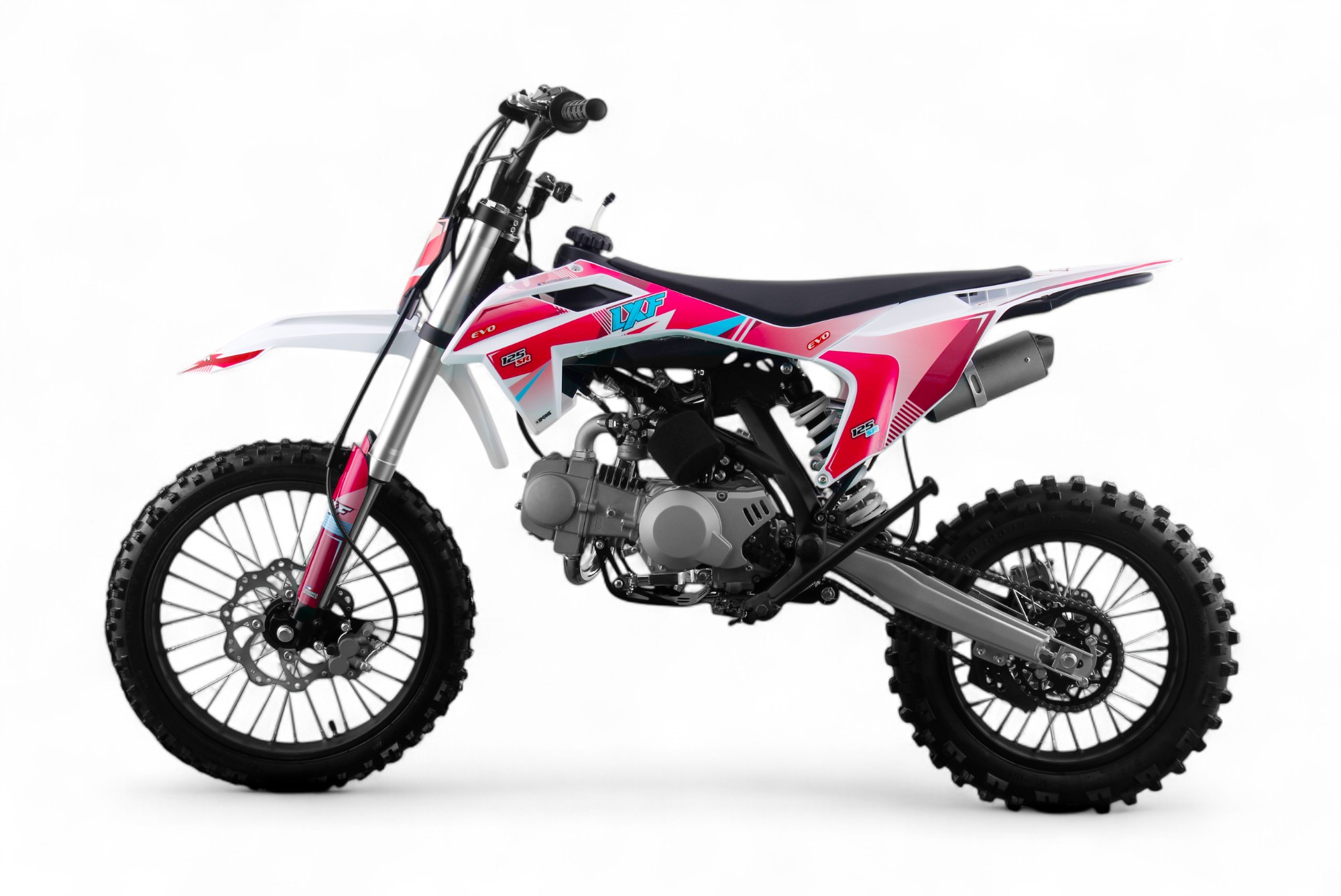 Dirt bike / Pit bike LXF 125cc evo SR 14/17" - rose