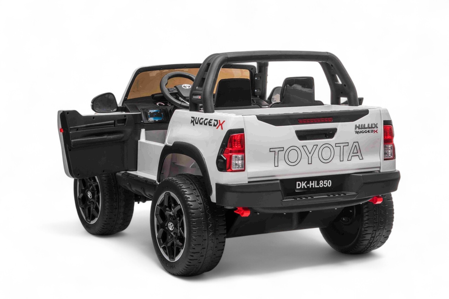 4x4 électrique / SUV enfant Toyota Hilux 2 places, 4 moteurs 45w, télécommande parentale 2.4 Ghz