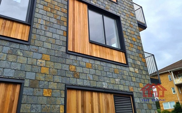 Đá slate ốp mặt tiền nhà phố