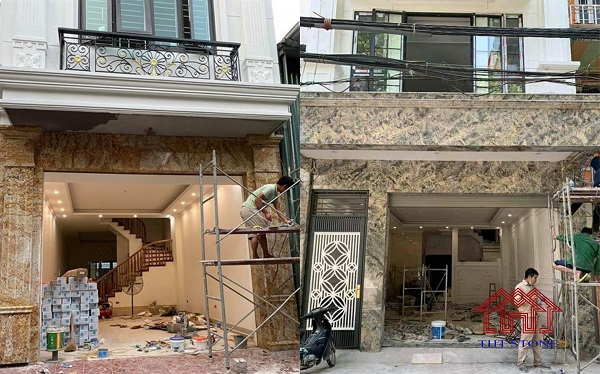 Đá Kozmuz ốp mặt tiền