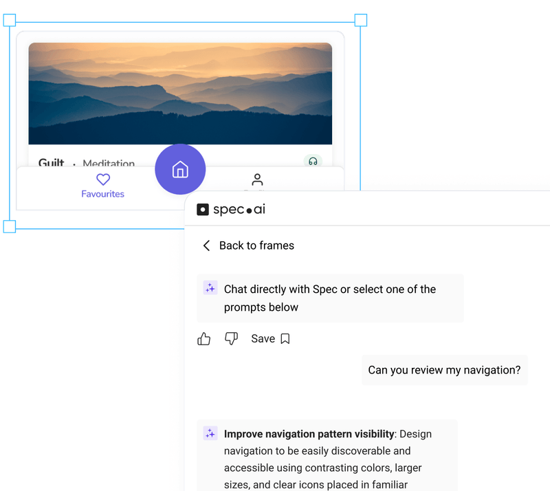 Spec AI - UX/UI Feedback Tool | Figma AI Plugin