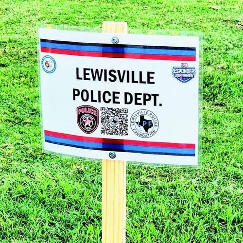 Police Foundation Sign