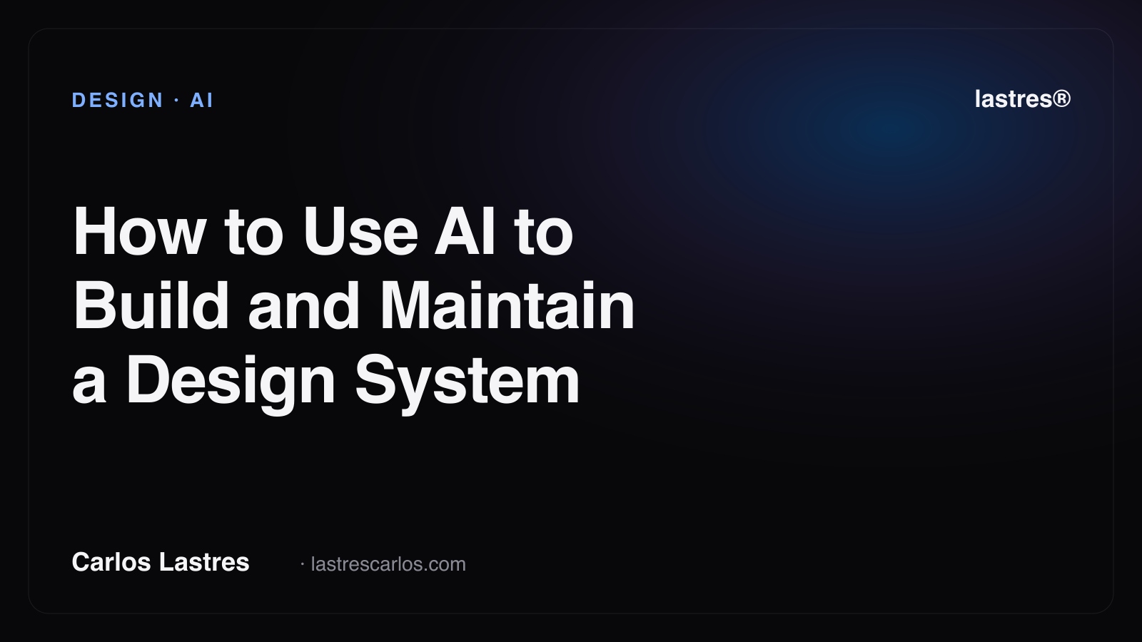 How to Use AI to Build and Maintain a Design System