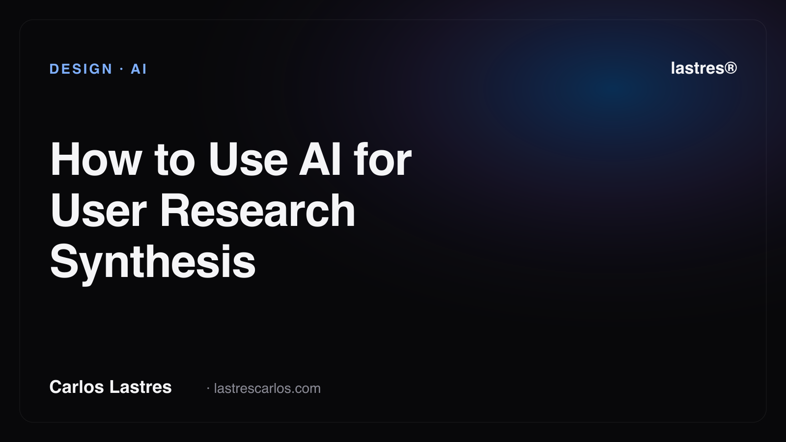 How to Use AI for User Research Synthesis