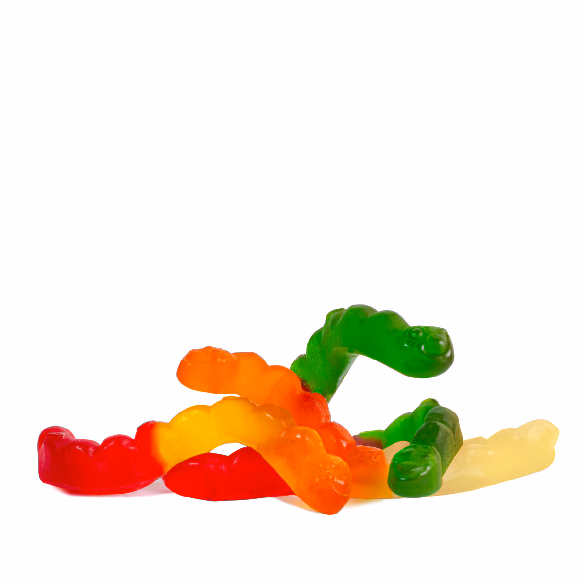 Large fruit Gummy Worms