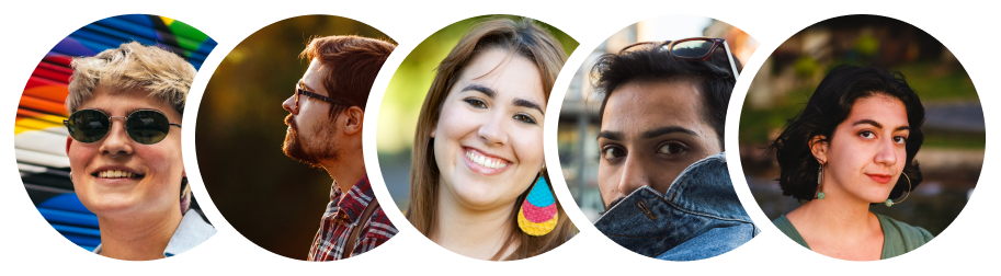 Customer headshots for testimonials and ratings