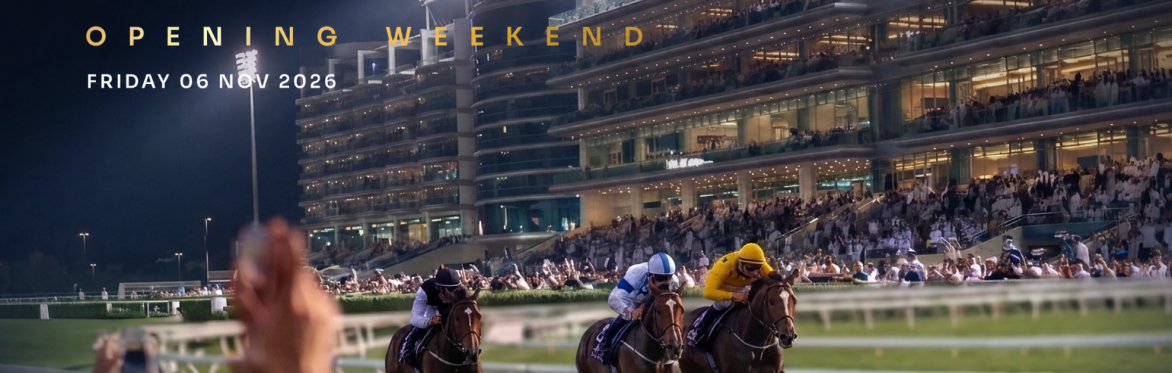 And They're Off at Meydan Racecourse