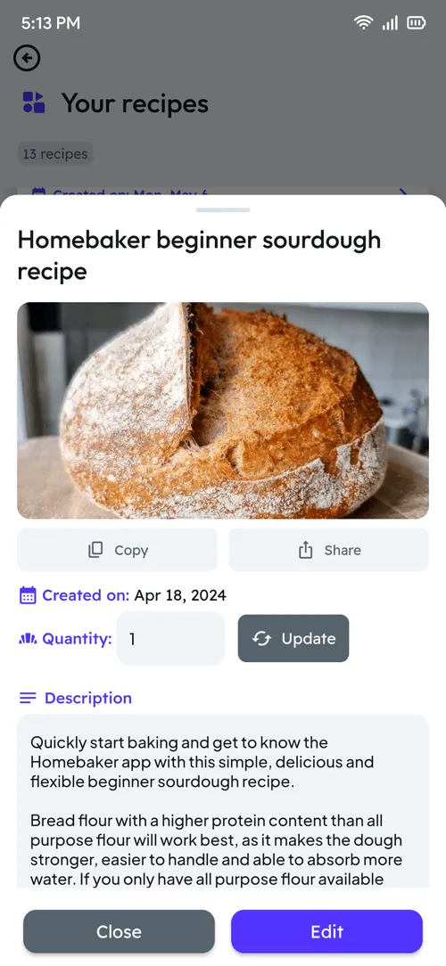 Homebaker: Bread Baking Notes