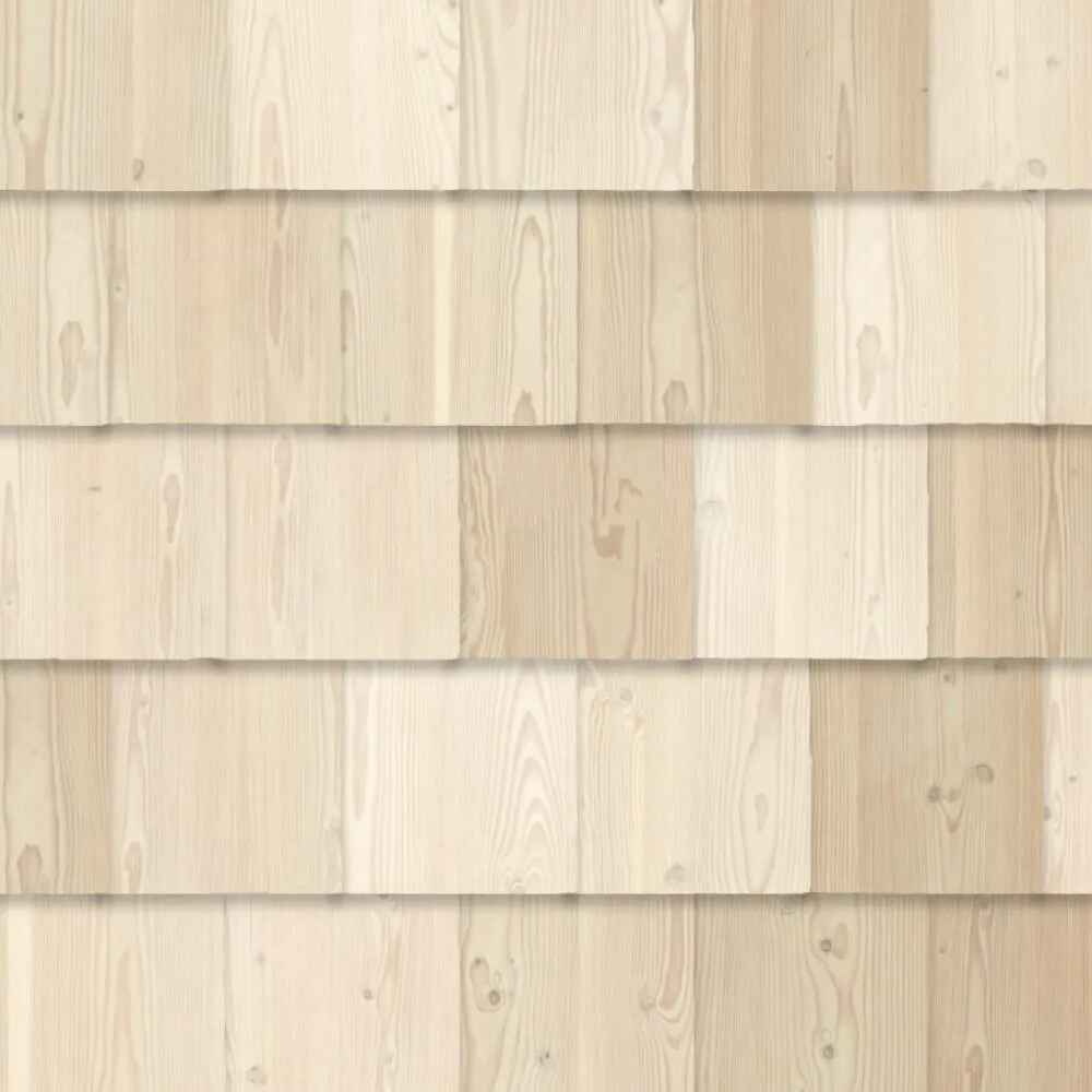 Blonde wood shingles