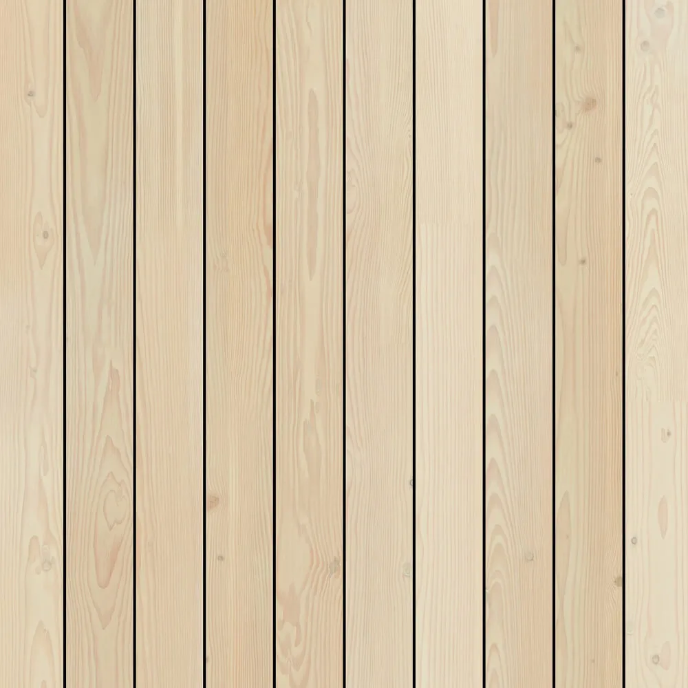 Blonde wood cladding