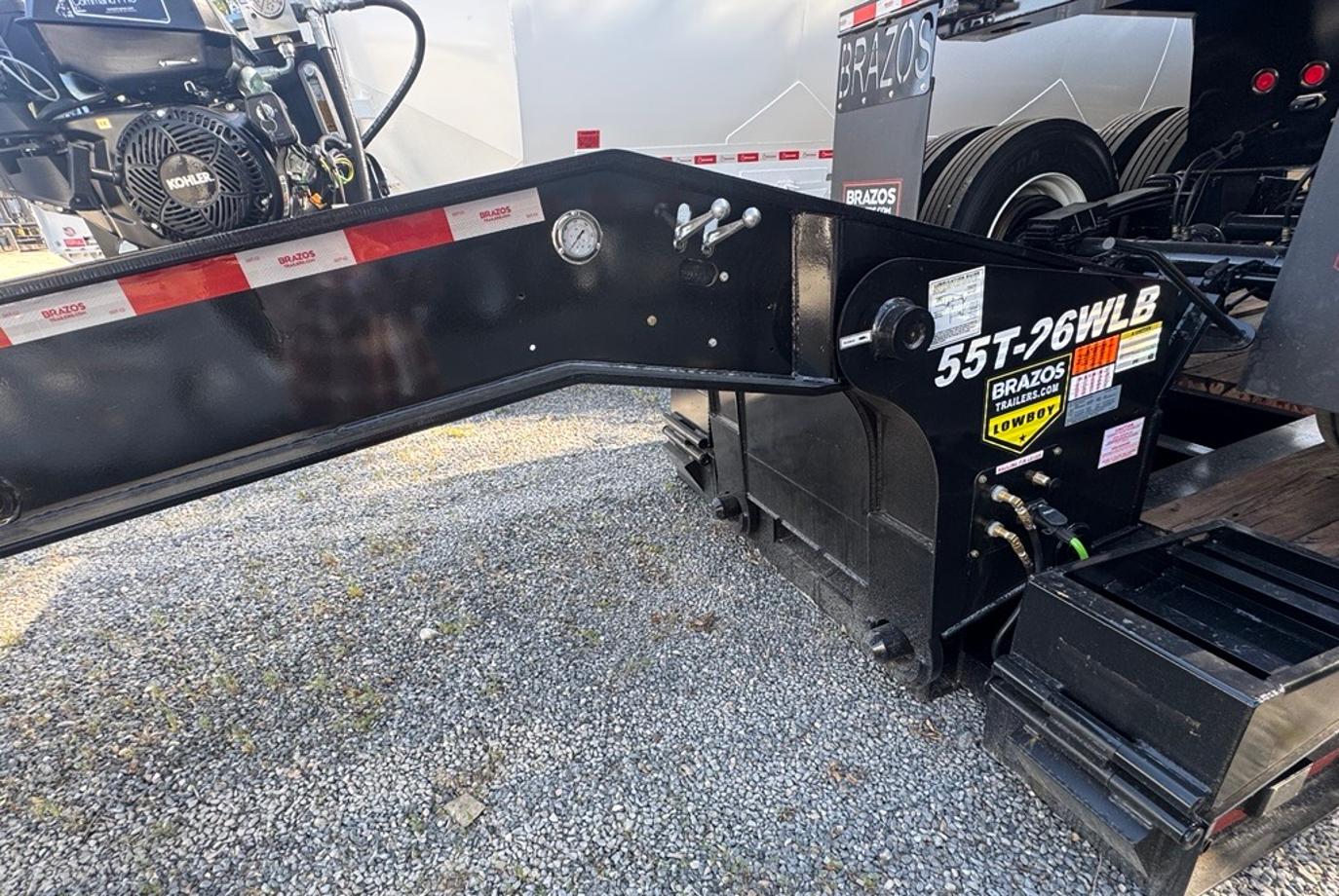2026 Brazos RGN 55T-26WLB Trailer