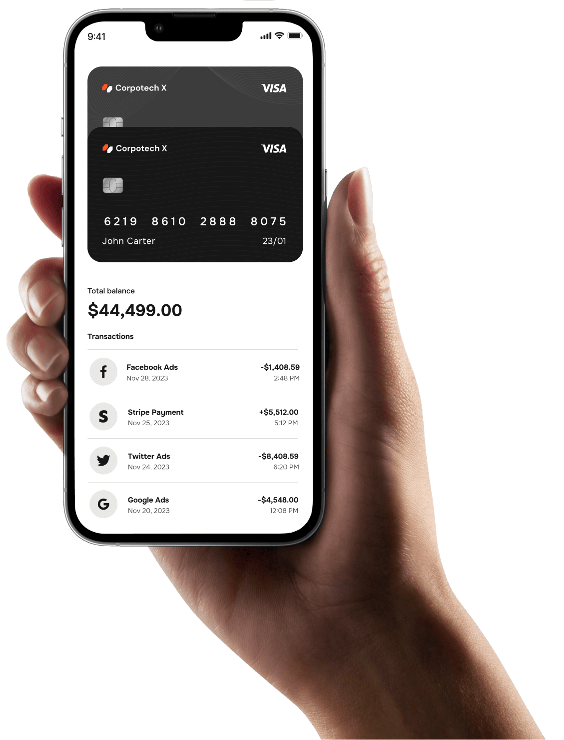 The Most Trusted Transparent And Secure Banking - Corpotech X Webflow Template