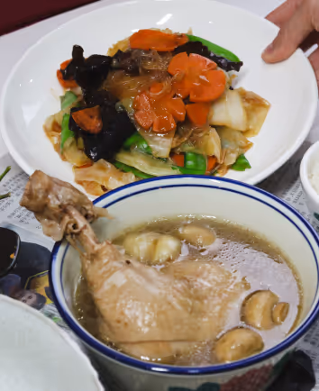 a bowl of bak kuh teh