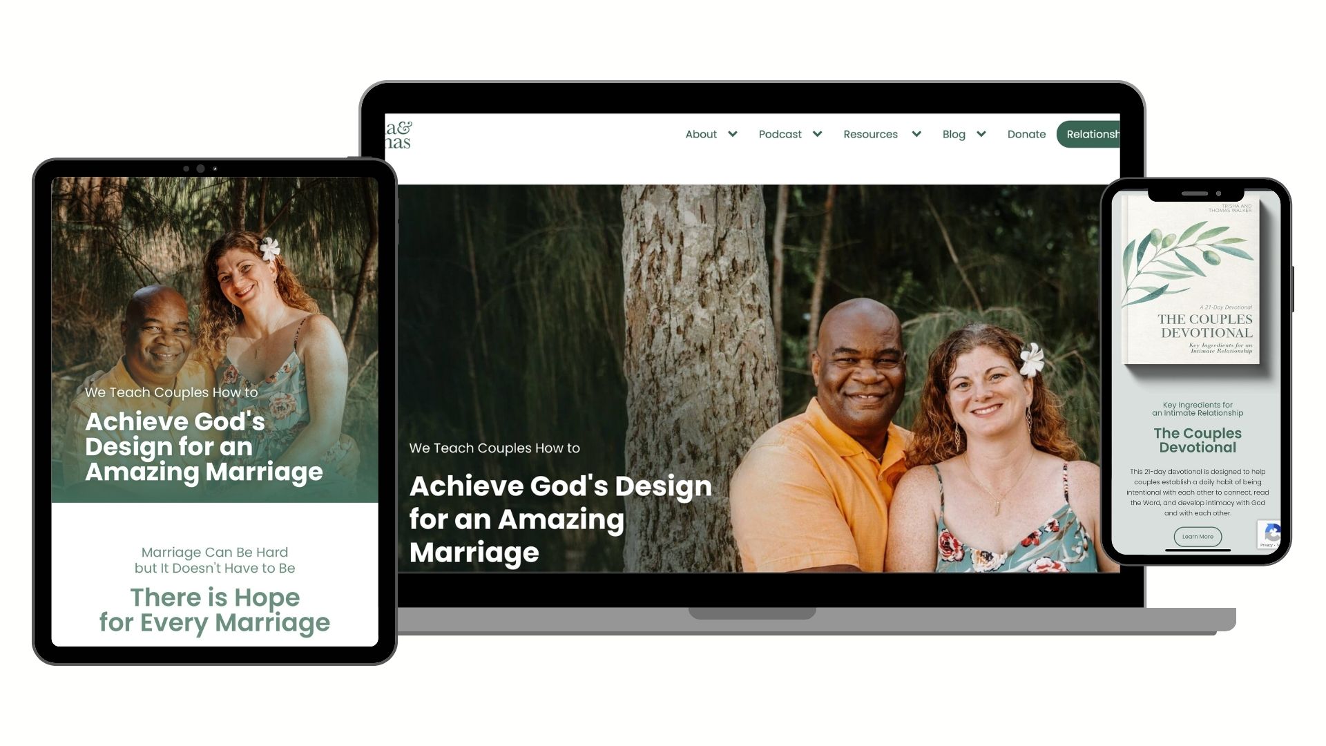 Trisha and Thomas Website