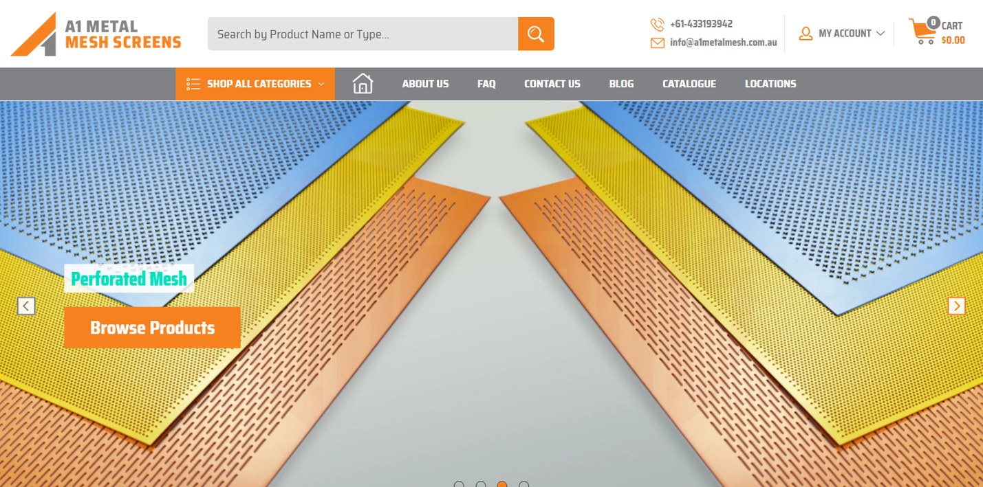 A1 Metal Mesh Screens - From 54 to 2.5K Monthly Organic Visits