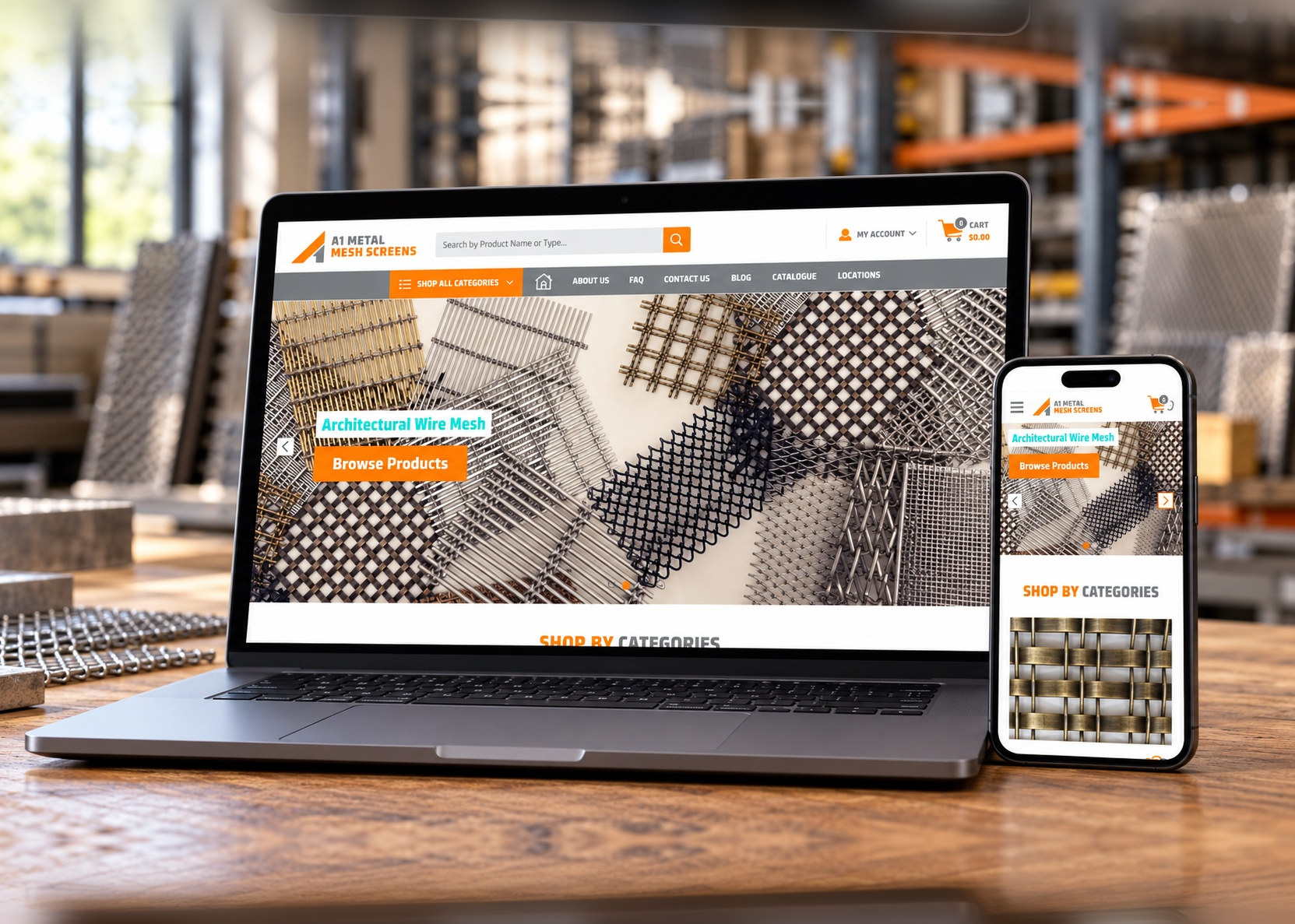 A1 Metal Mesh Screens - From 54 to 2.5K Monthly Organic Visits
